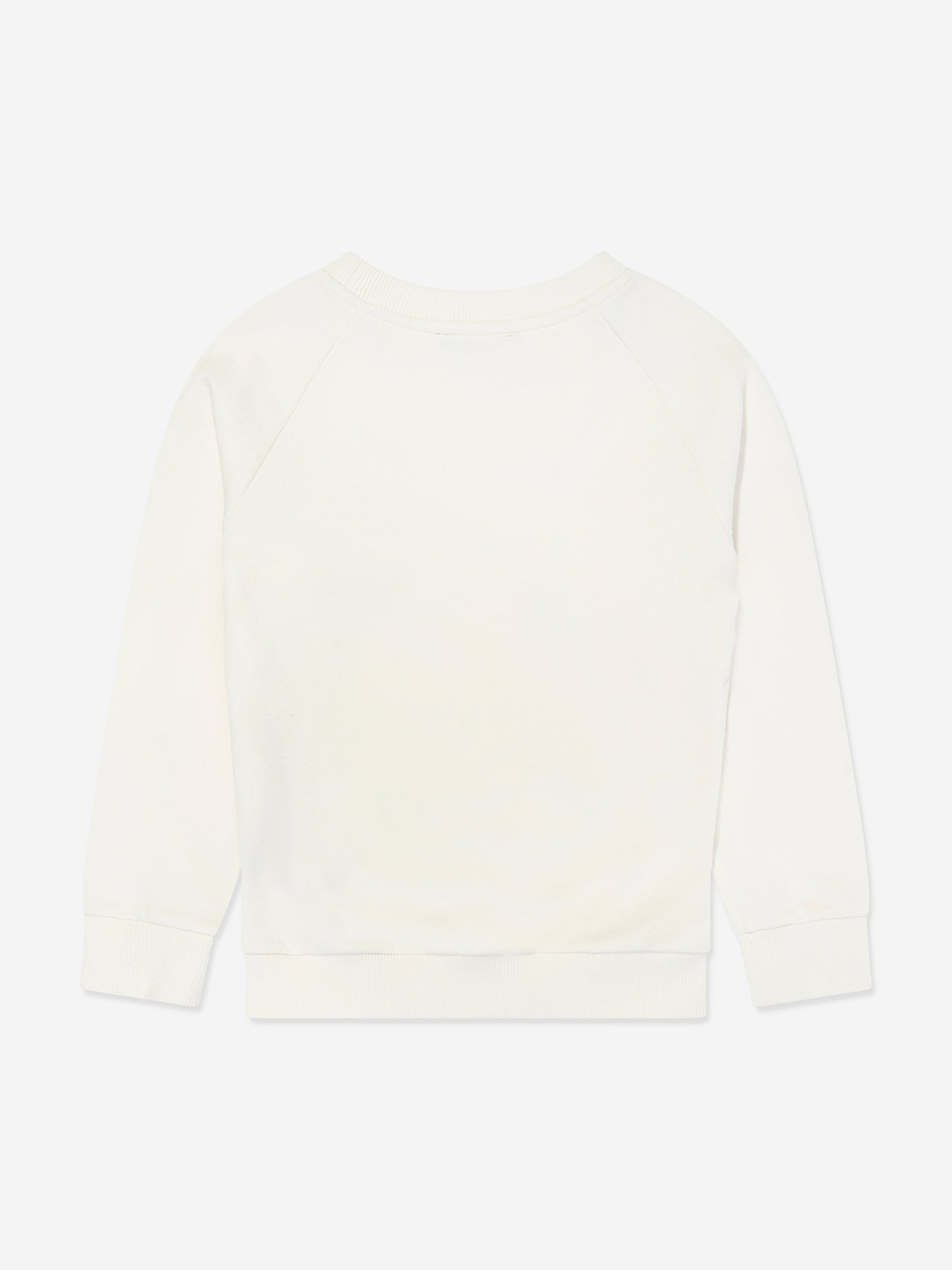 Balmain Kids 象牙色徽标运动衫