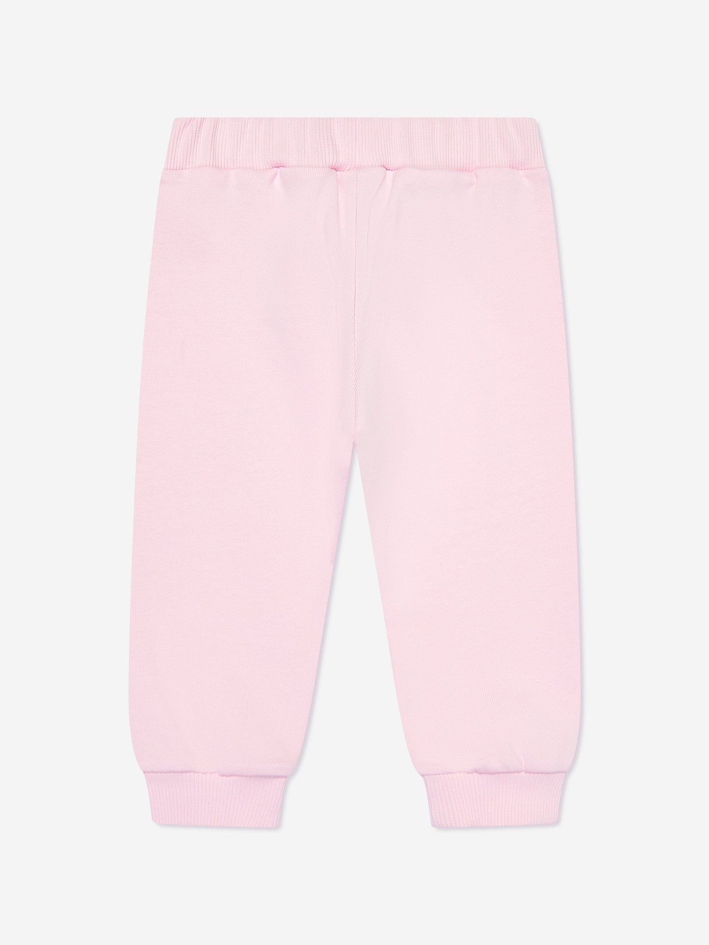 Balmain 女童粉色徽标慢跑裤