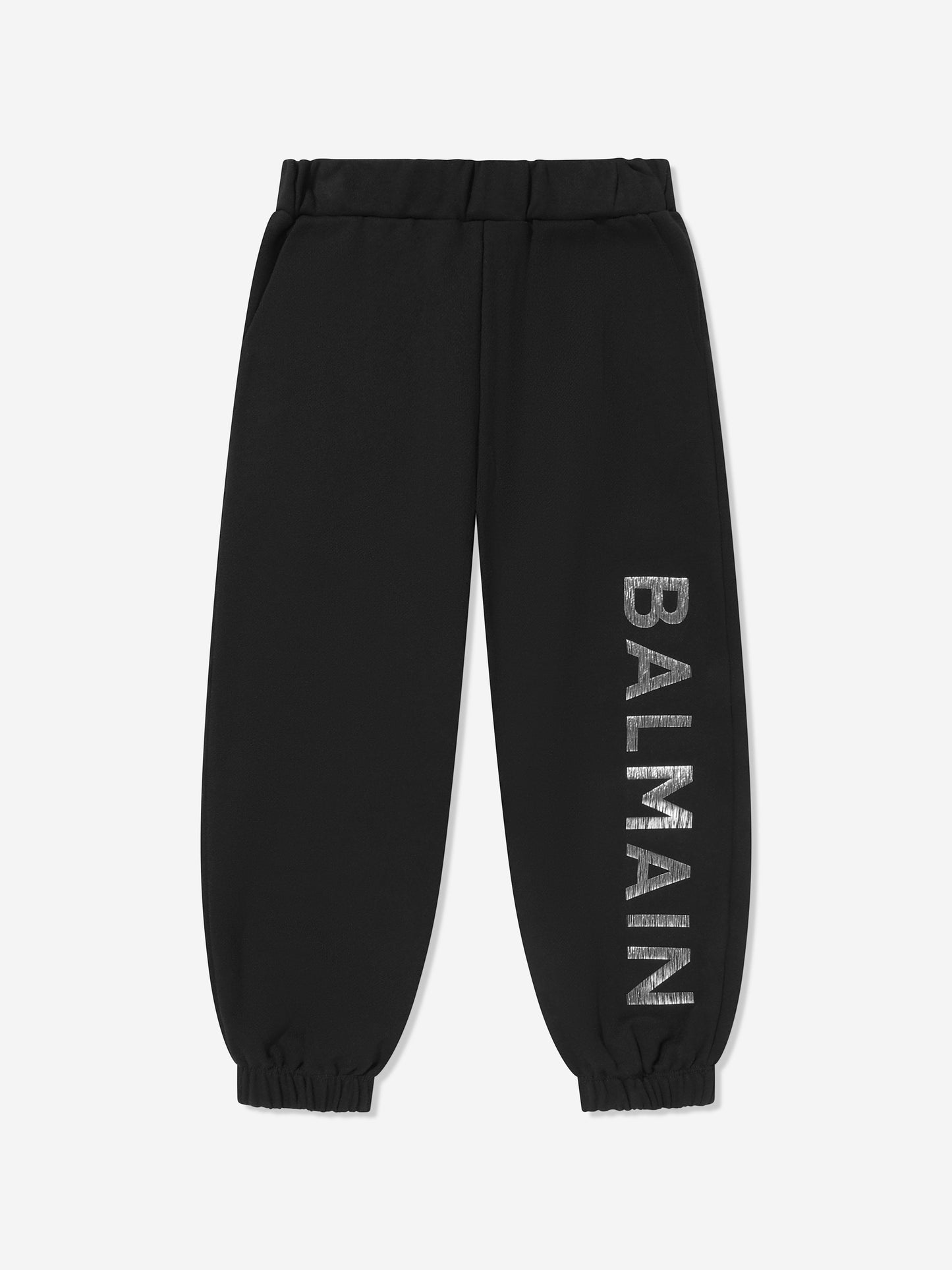 Balmain Kids Logo 慢跑裤(黑色)