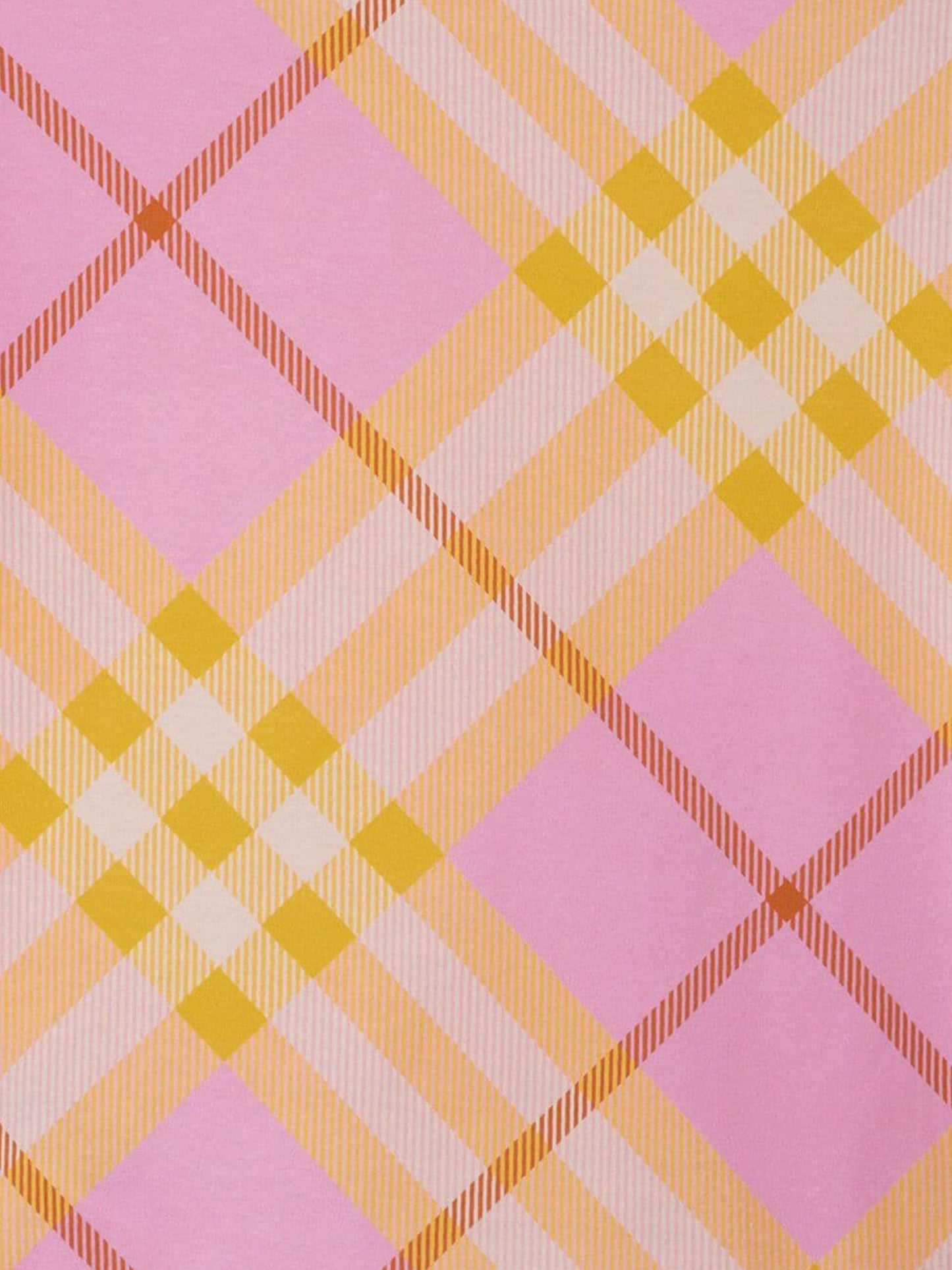 Burberry 女童 Lilia 格纹 T 恤(粉色)