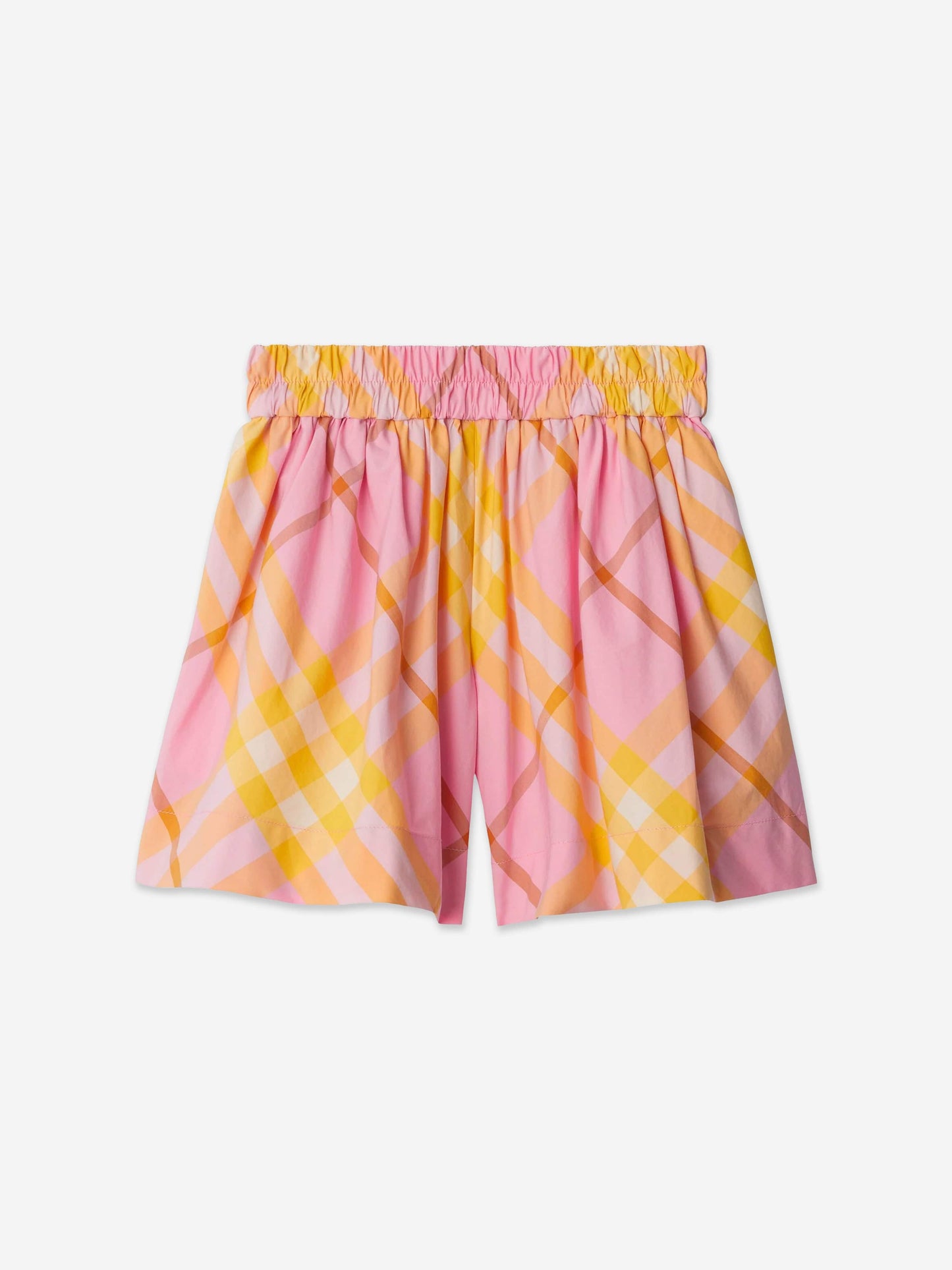 Burberry 女童 Marcy 格纹短裤(粉色)