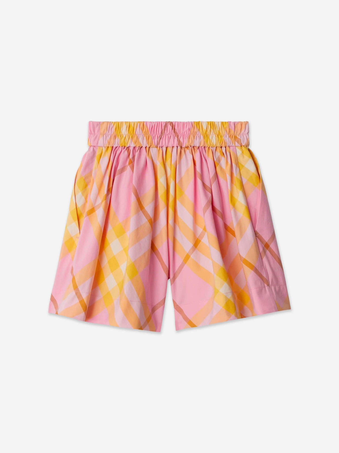 Burberry 女童 Marcy 格纹短裤(粉色)