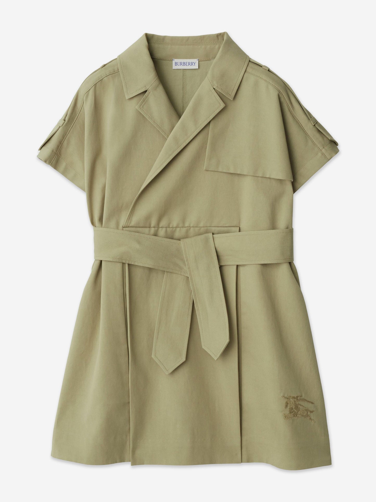 Burberry 女童 Chloe 风衣连衣裙(绿色)