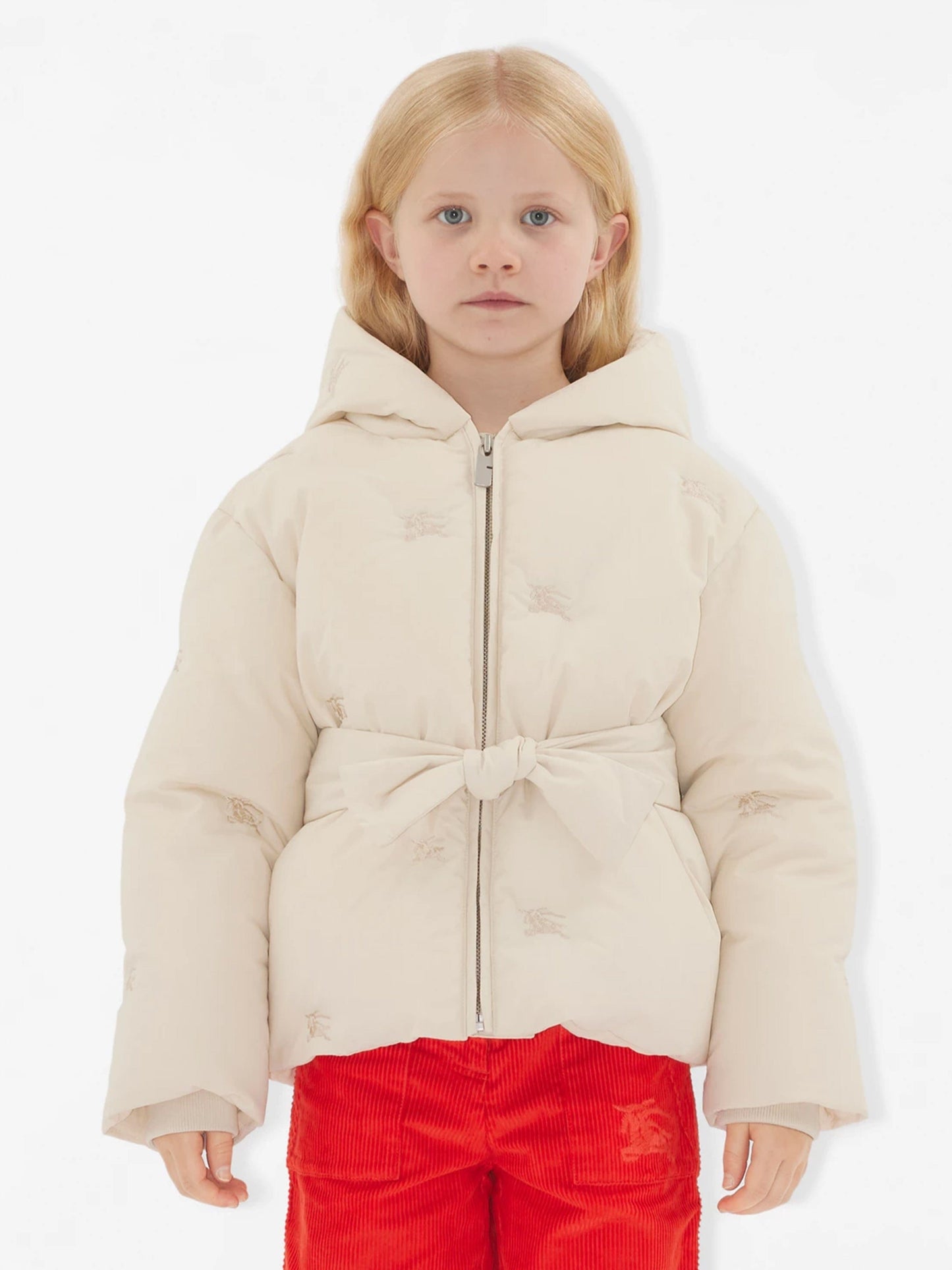 Burberry 女童 Clara 羽绒夹克(象牙色)