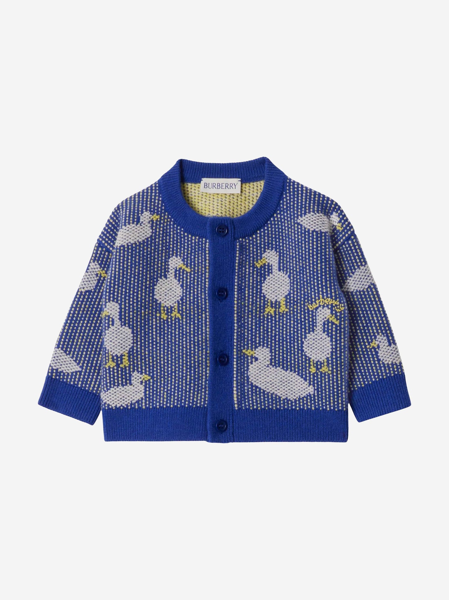 Burberry 男童鸭腿长裤套装(蓝色)