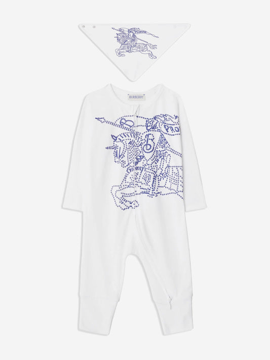 Baby Claude XL 白色连体衣礼品套装