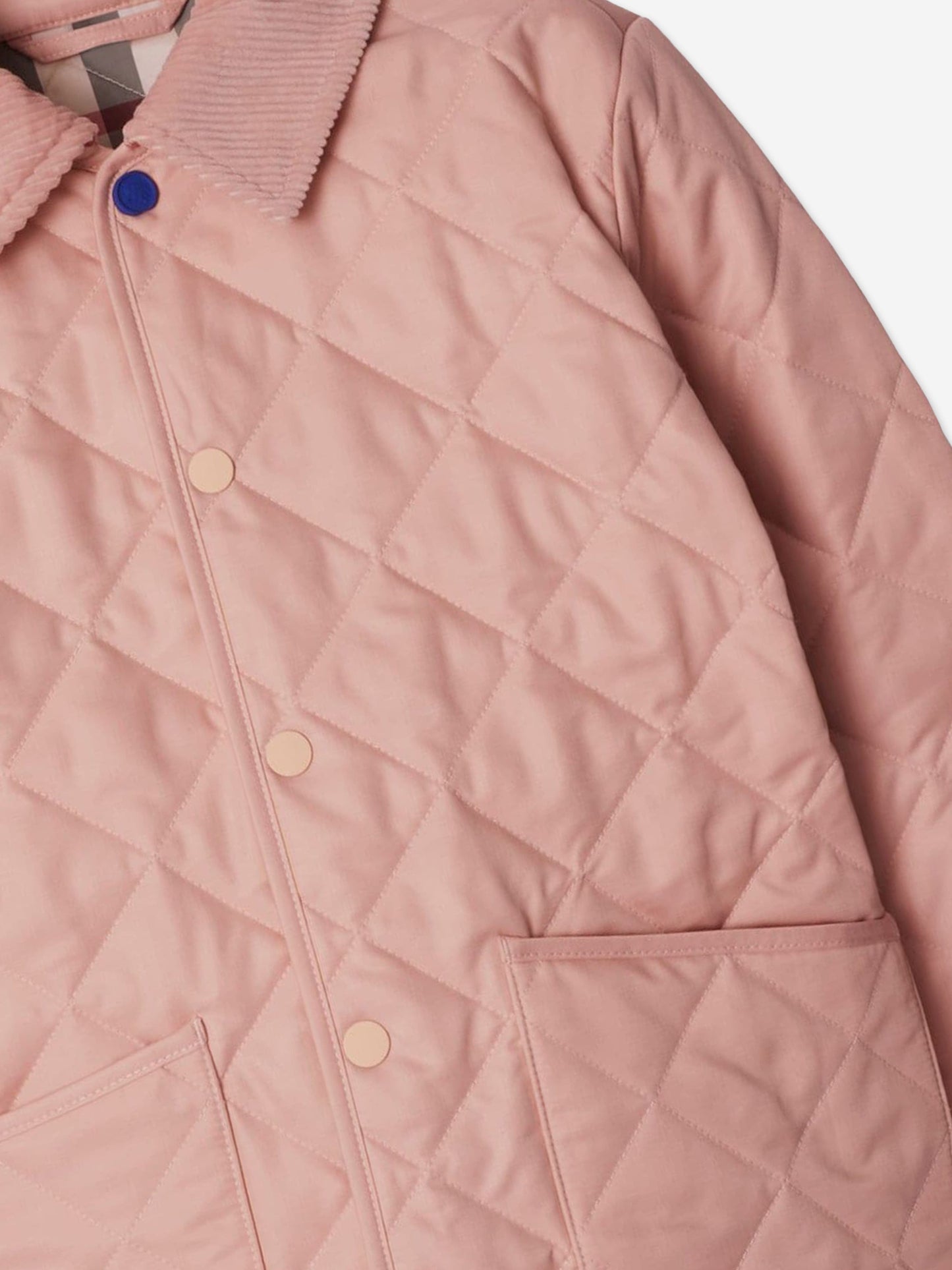 Burberry 女童 Indy 绗缝夹克(粉色)