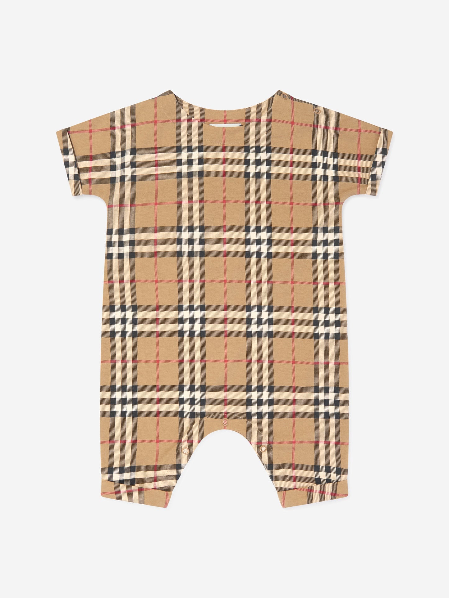 Baby Archive 格纹 Lennox 连体衣(米色)