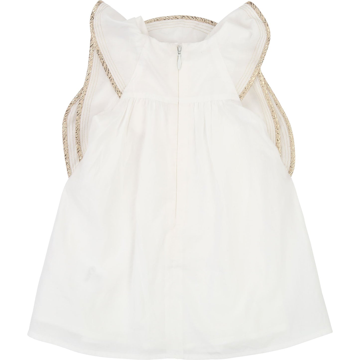Baby Girls White Cotton Dress