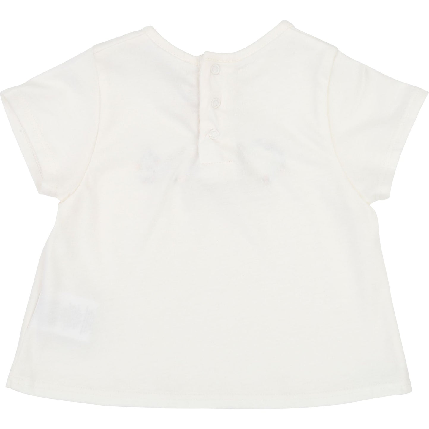 Baby Girls White Logo T-shirt