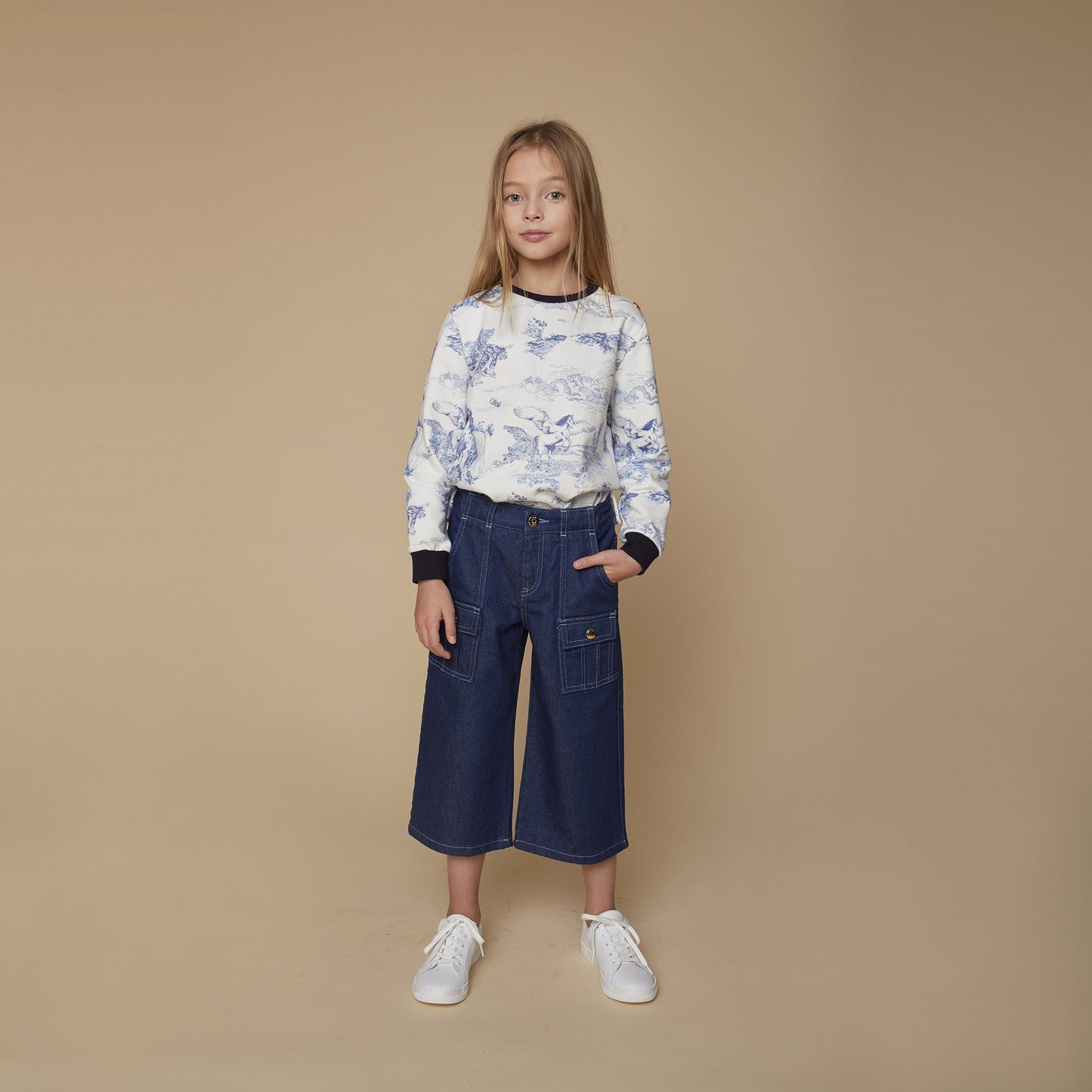 Girls Cotton Sweatshirt