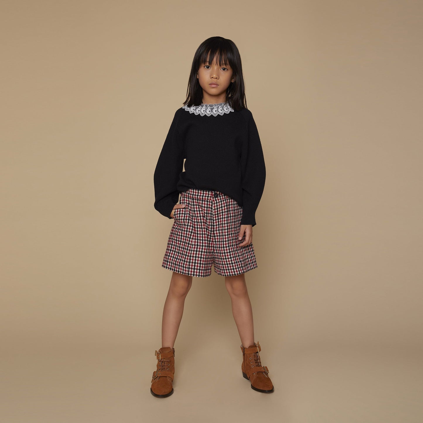 Girls Black Jumper