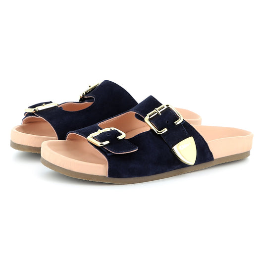 女童深蓝色拖鞋