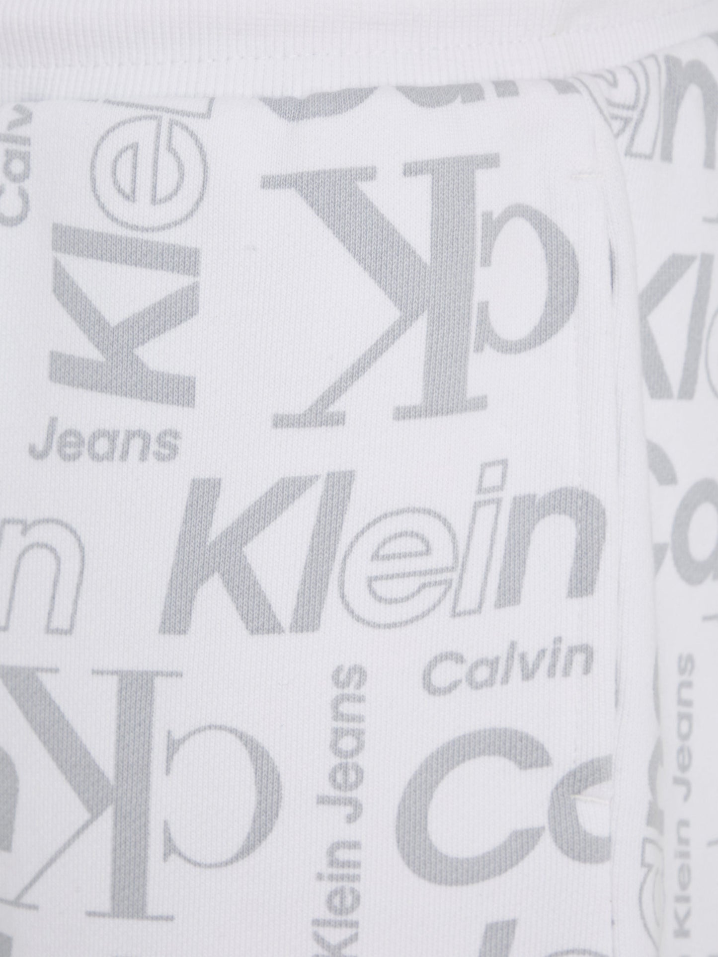 Calvin Klein Boys Institutional CK Logo Shorts in White