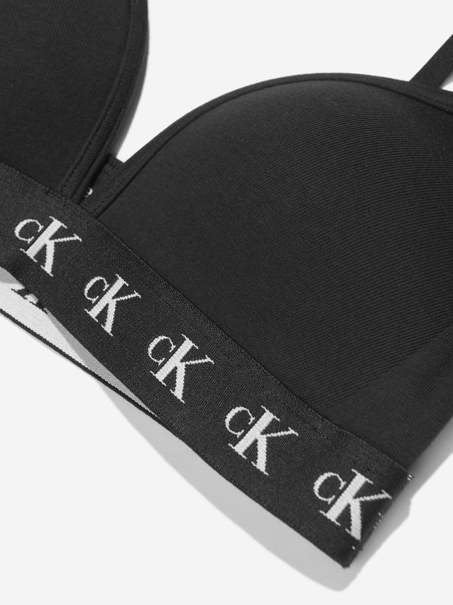 Calvin Klein Girls Triangle Bralette in Black