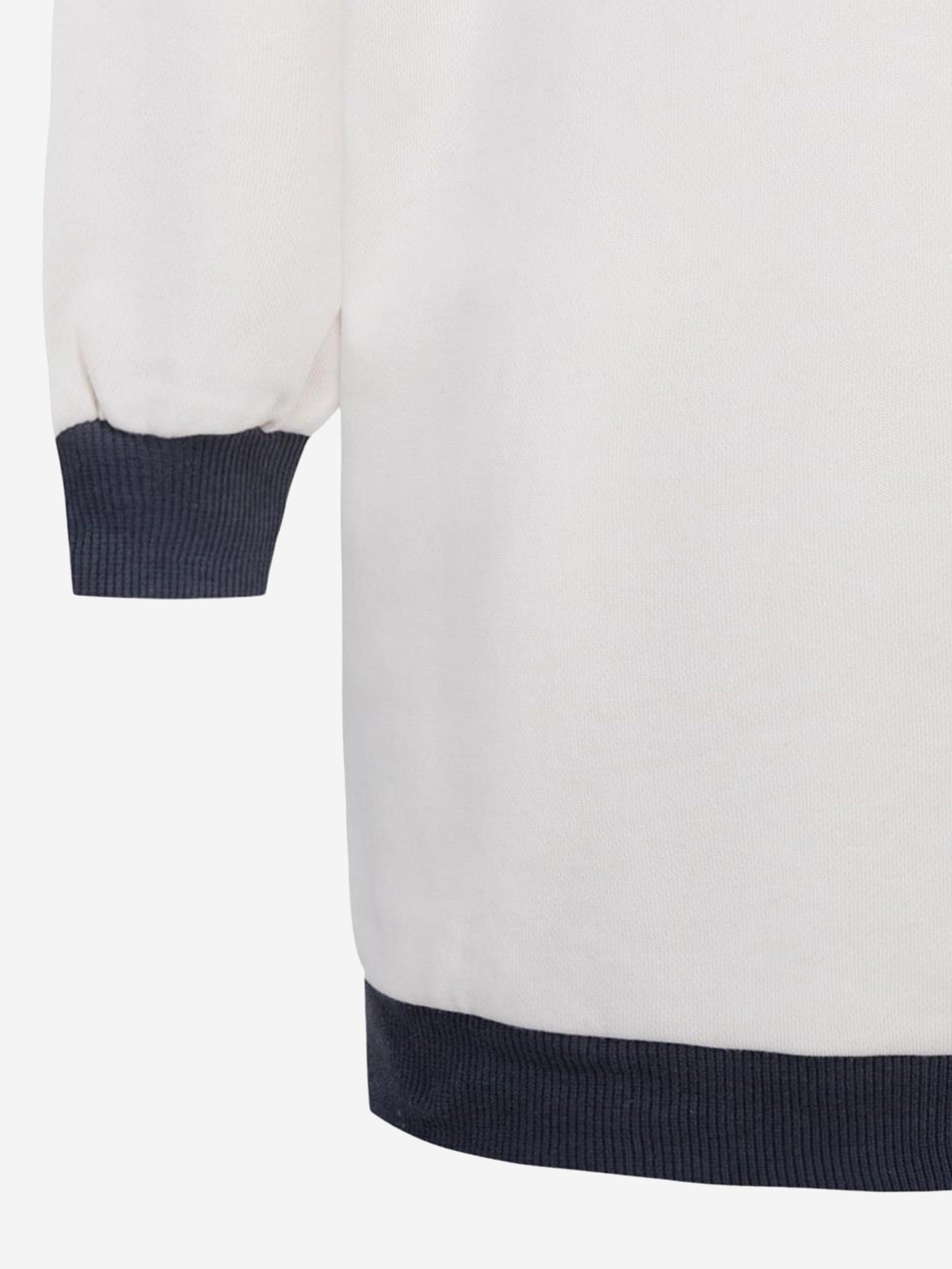 Girls Logo Polo Dress in Ivory