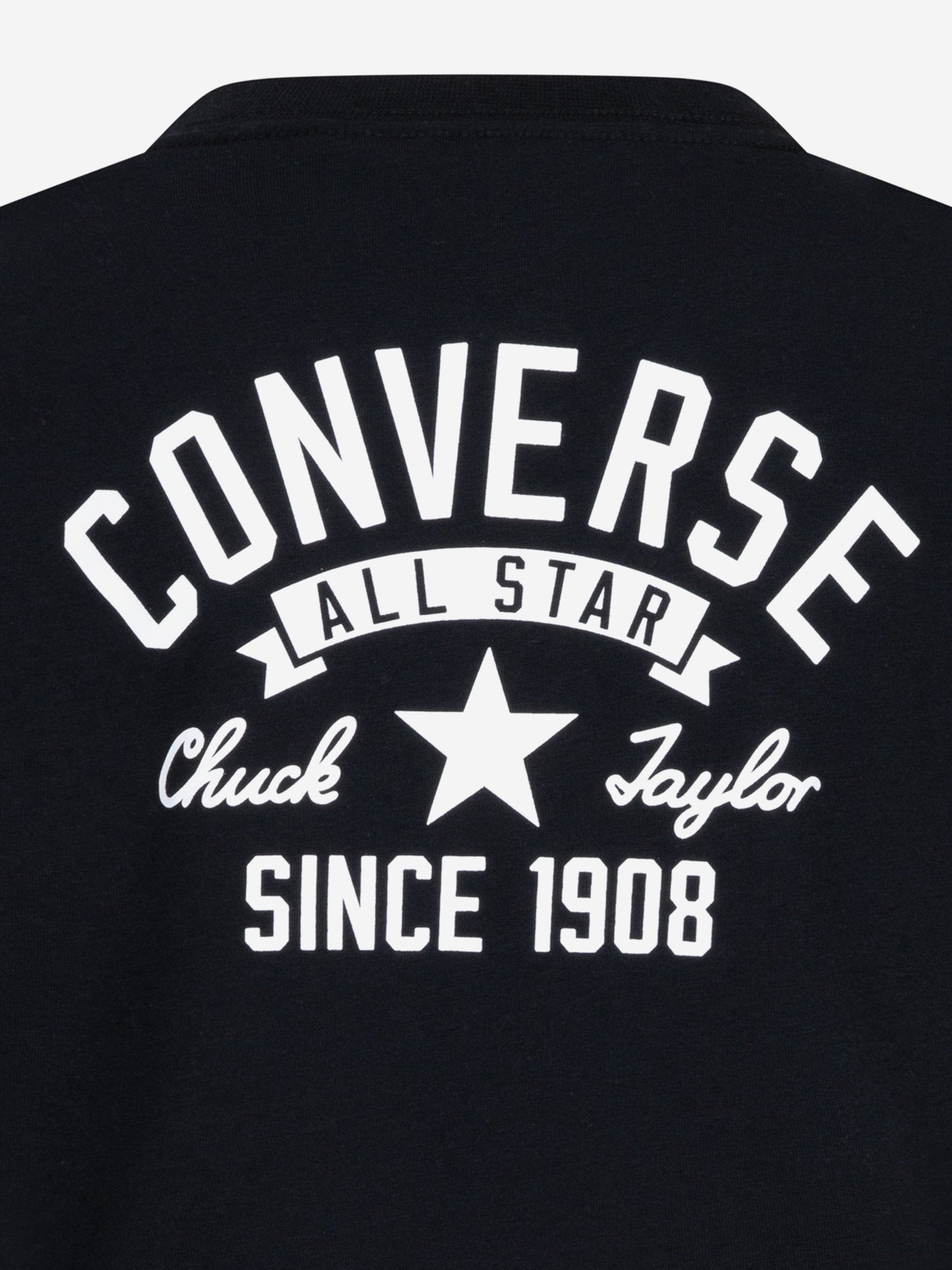 Boys Retro Front Back Logo T-Shirt in Black