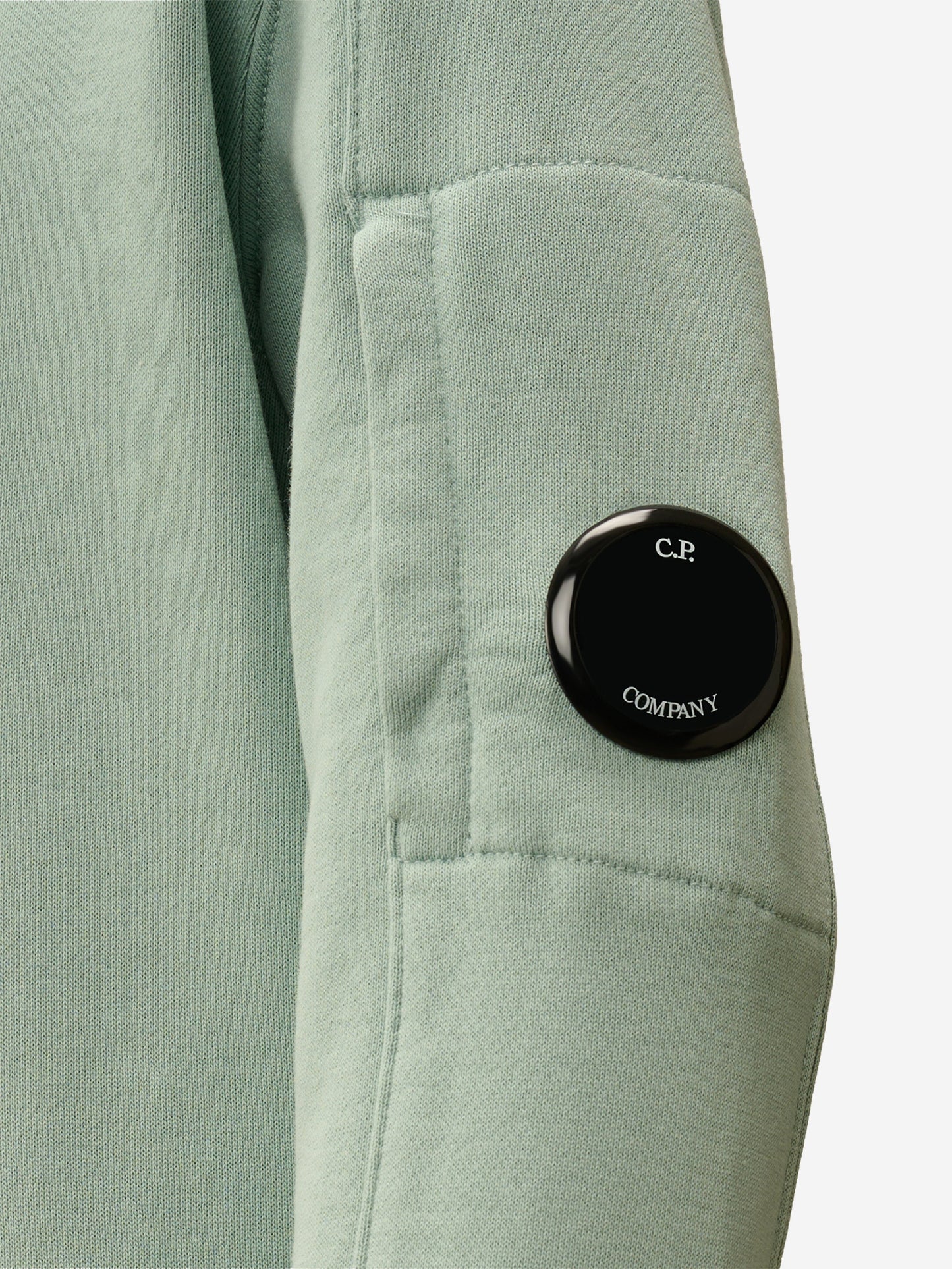 CP Company 男孩绿色徽标运动衫