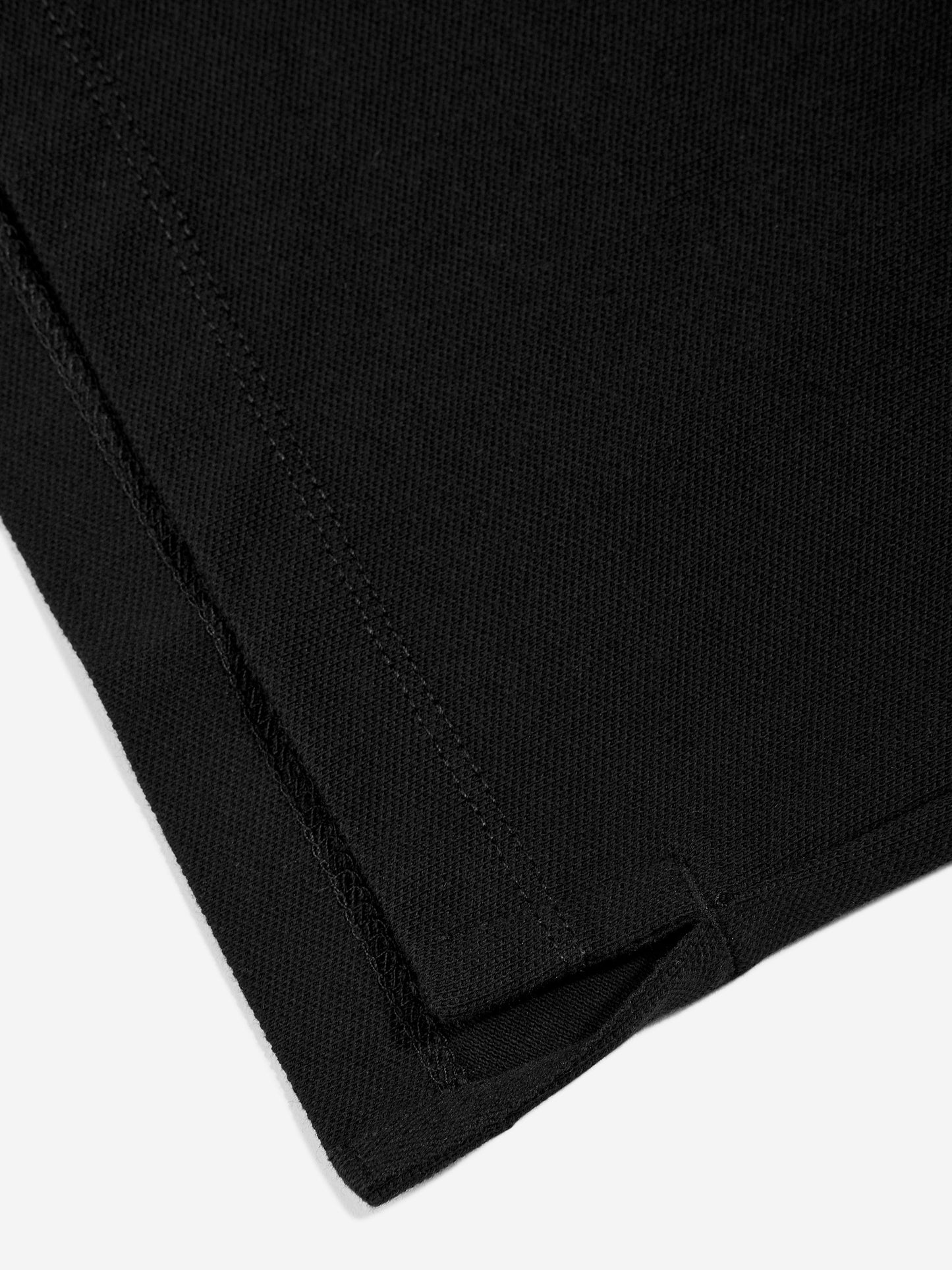 CP Company 男童黑色徽标 Polo 衫