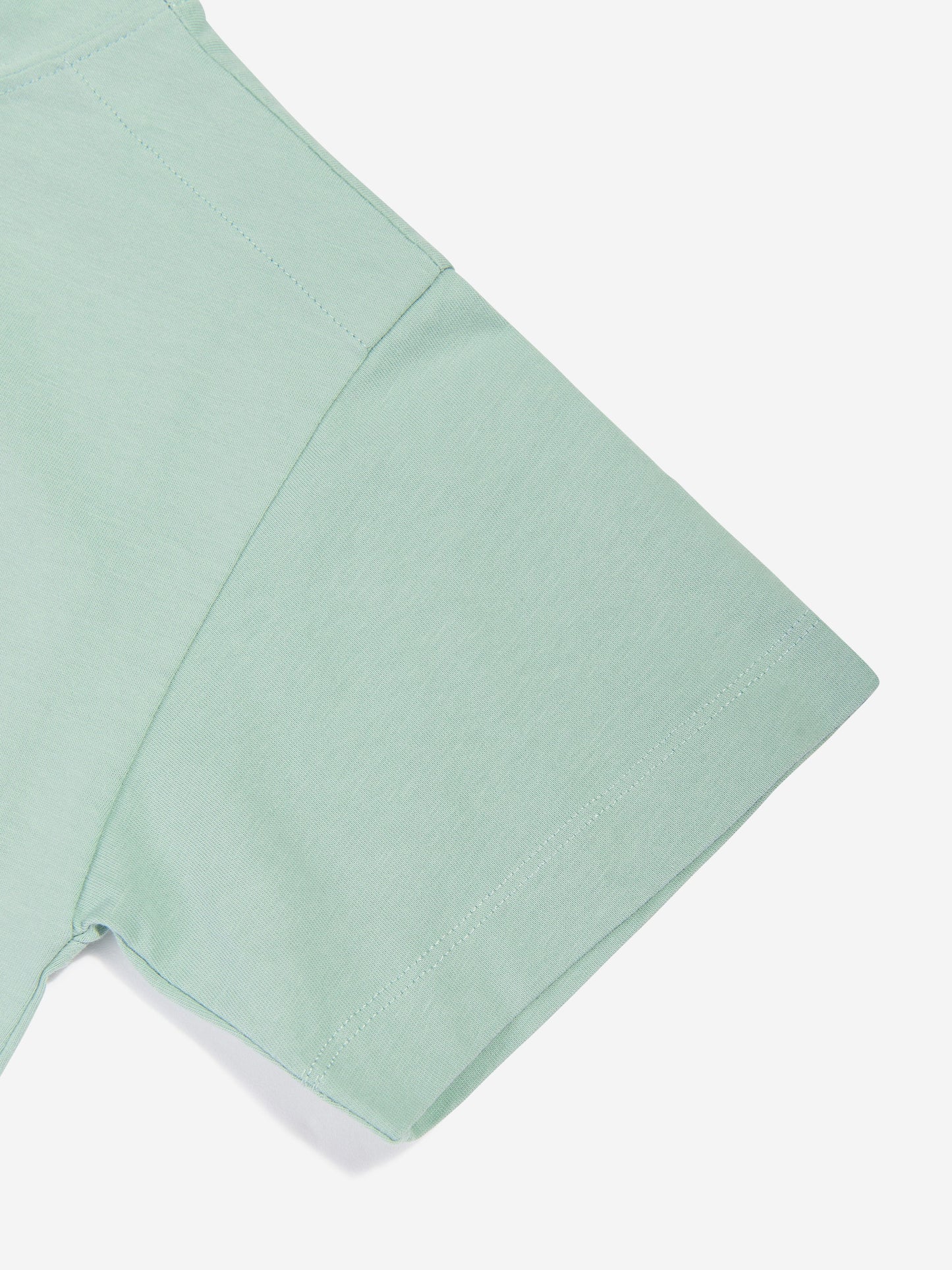 CP Company 男孩绿色徽标 T 恤