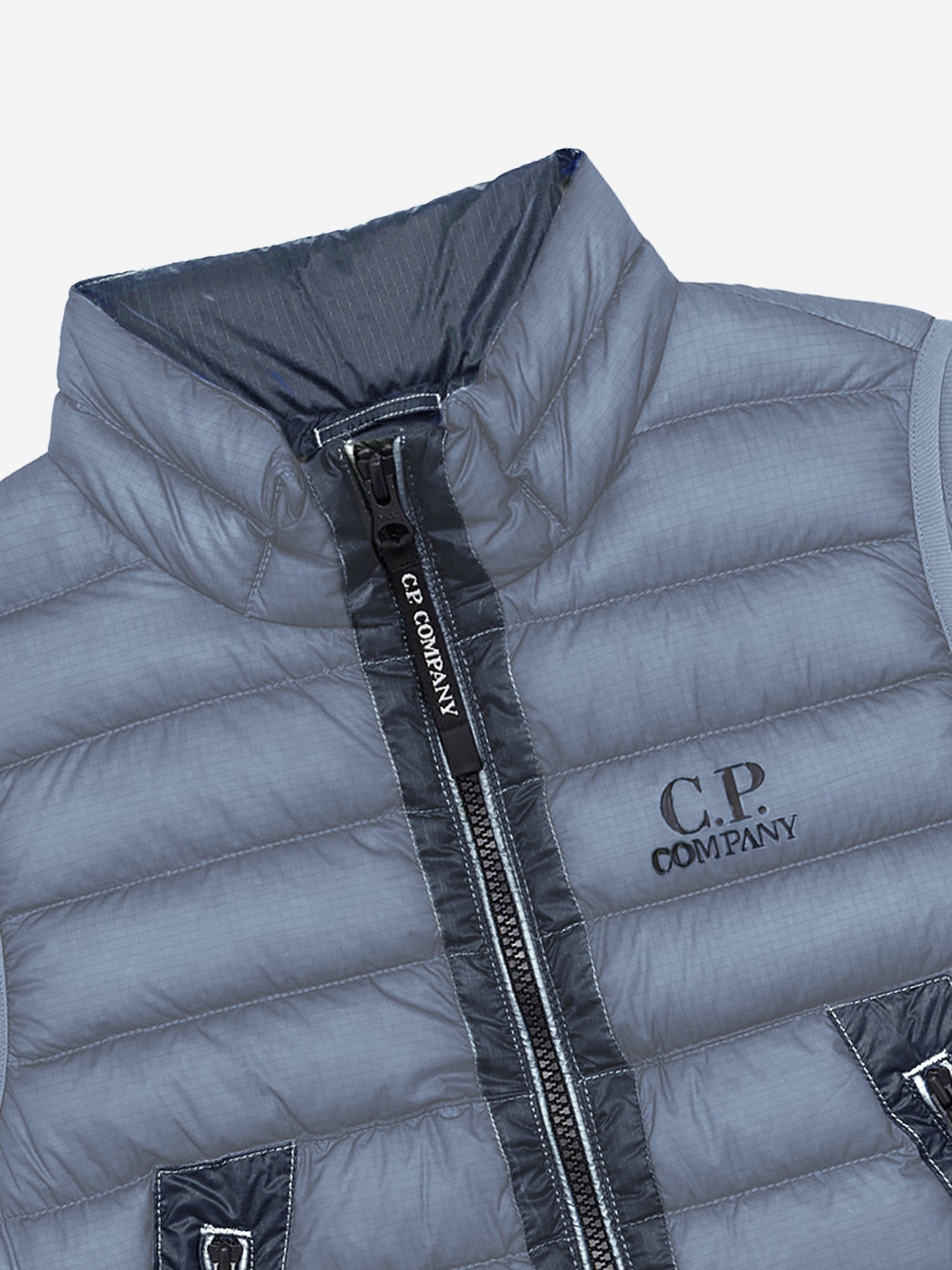 CP Company 男童灰色加垫马甲