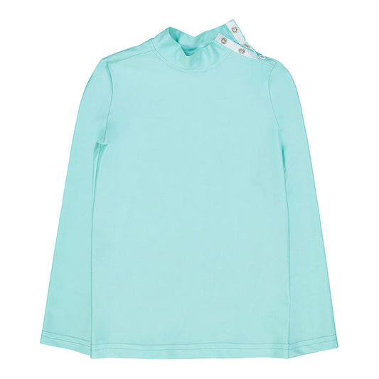 儿童湖绿色防晒游泳T恤(UPF50+)