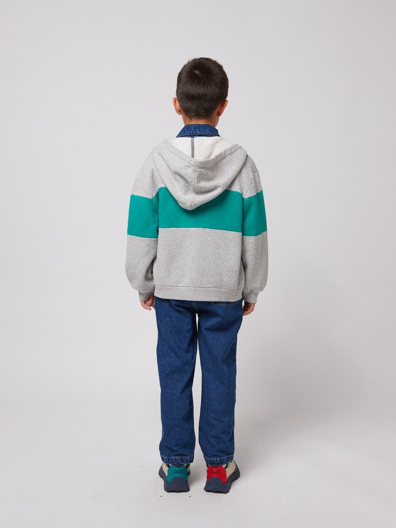 Smiling zipped hoodie