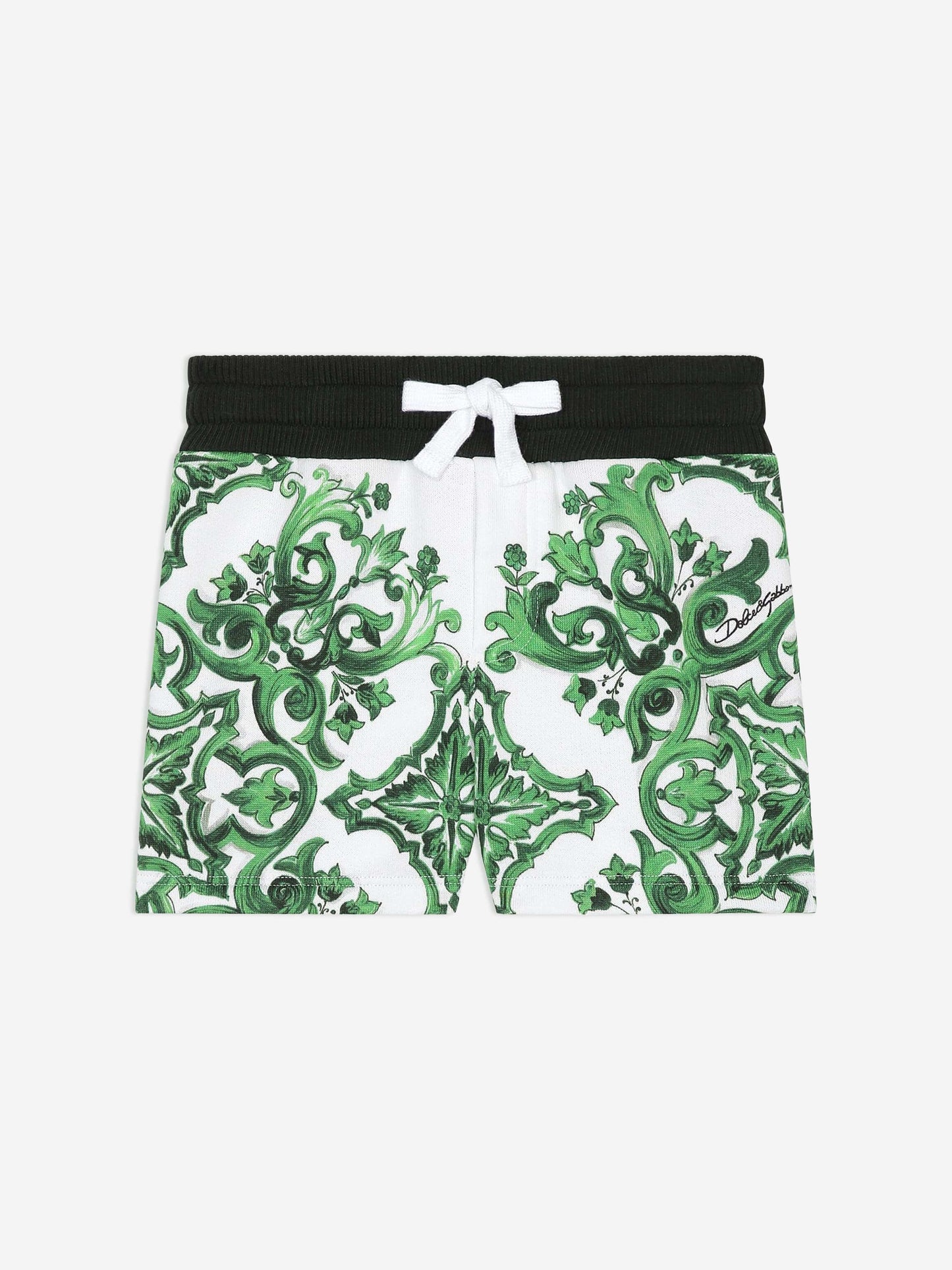 Dolce & Gabbana 男婴绿色 Maiolica 短裤