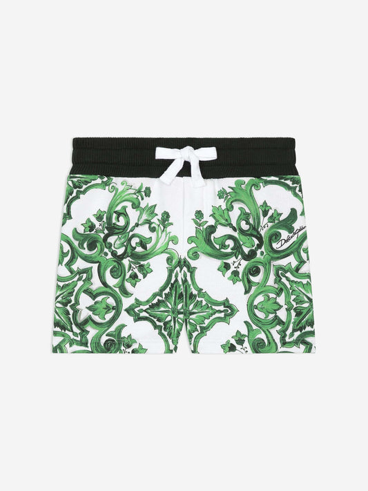 Dolce & Gabbana 男婴绿色 Maiolica 短裤