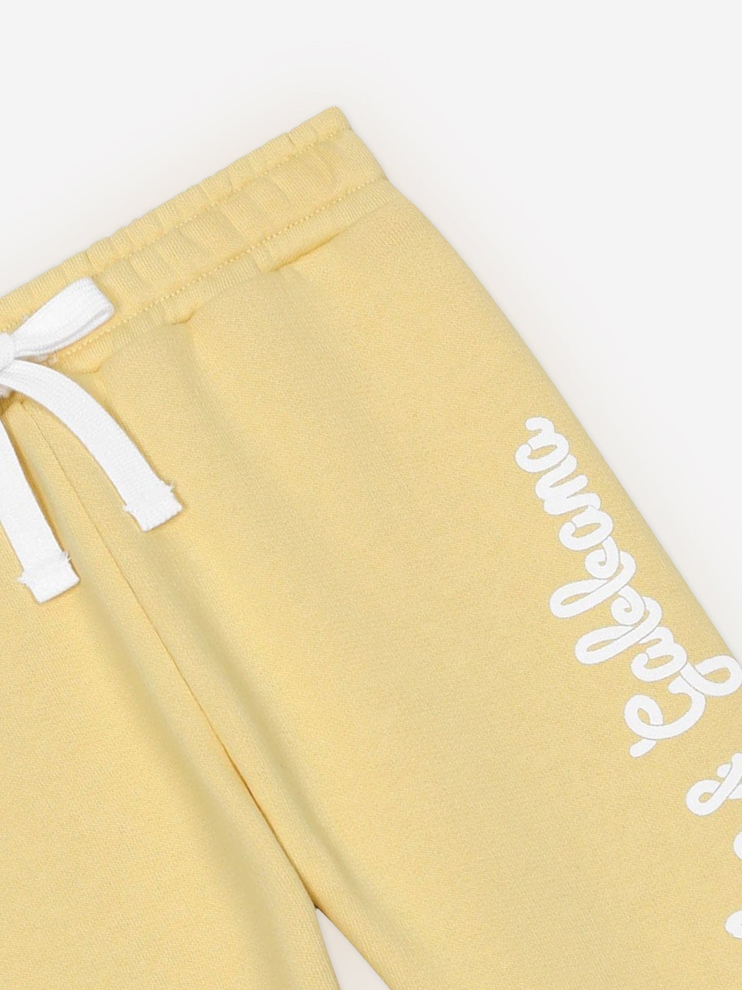 Dolce & Gabbana 黄色 Baby Logo 慢跑裤