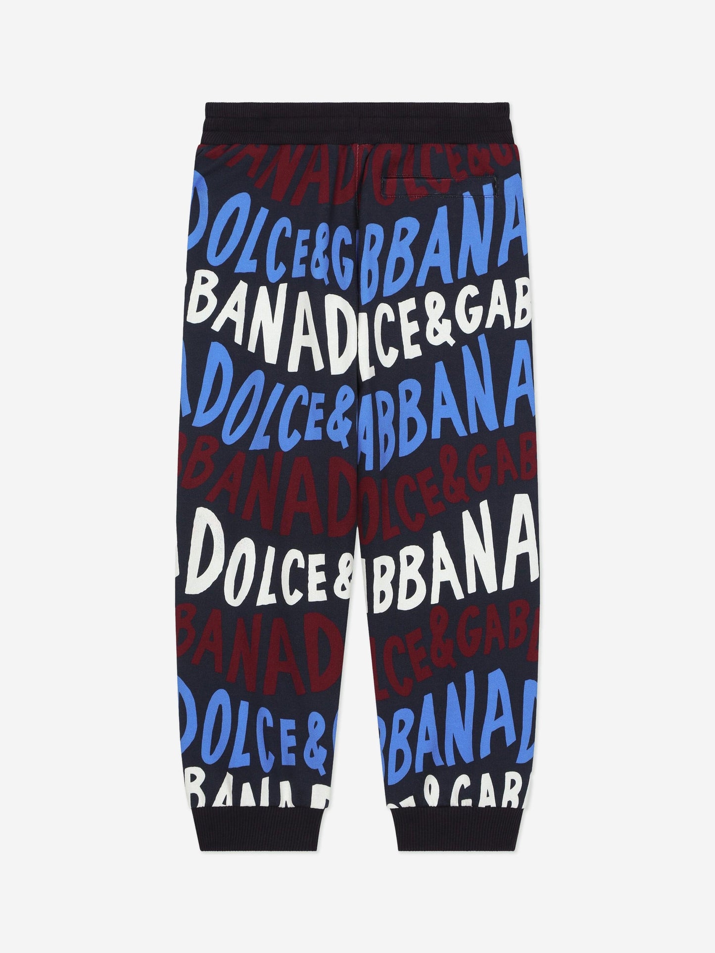 Dolce & Gabbana 男童多色徽标慢跑裤