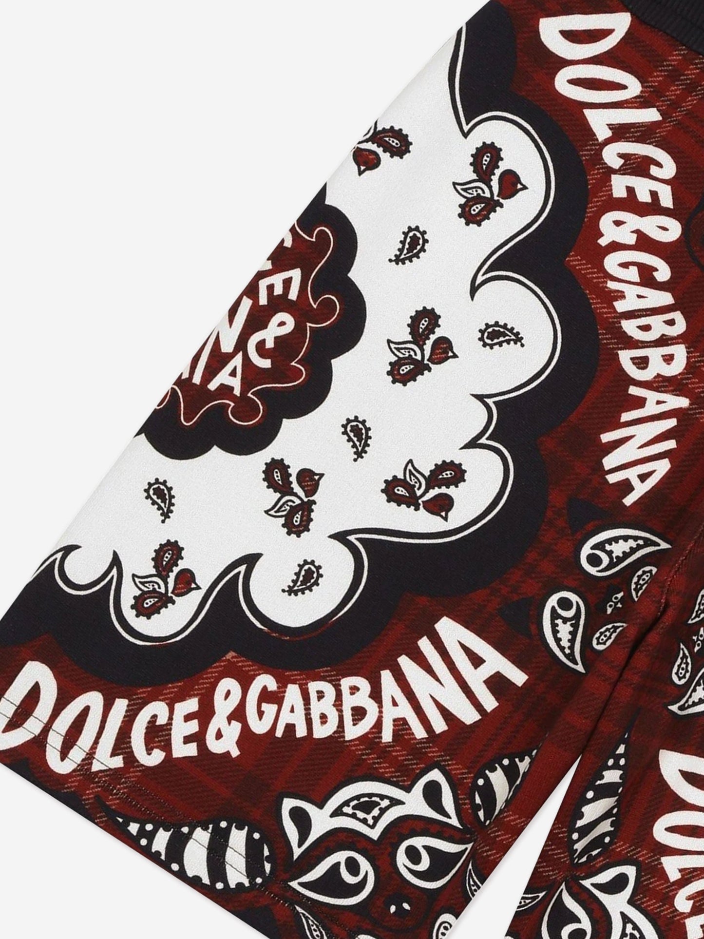 Dolce & Gabbana Boys 多色 Bandana 百慕大短裤