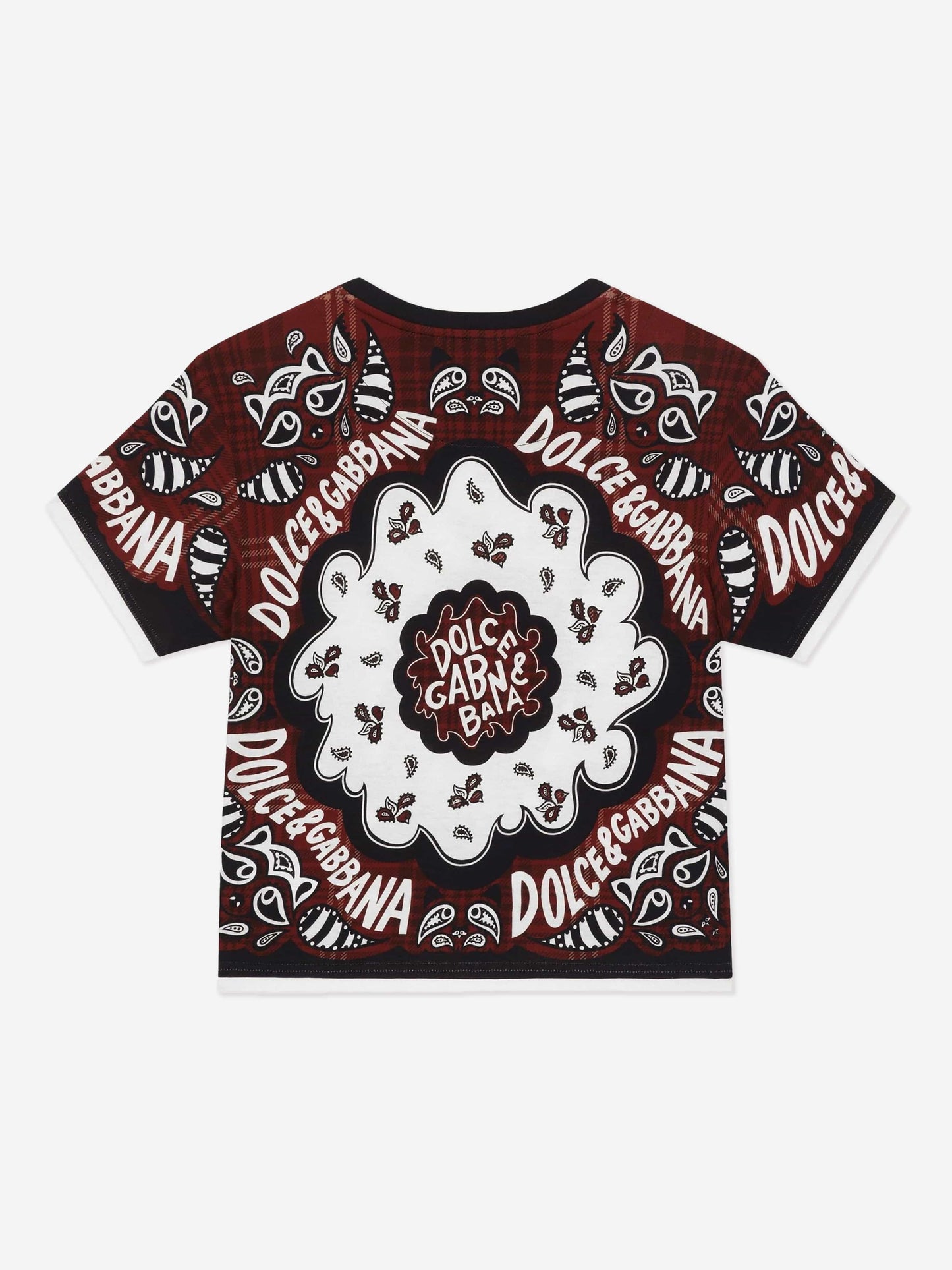Dolce & Gabbana 男童多色 Bandana 印花 T 恤