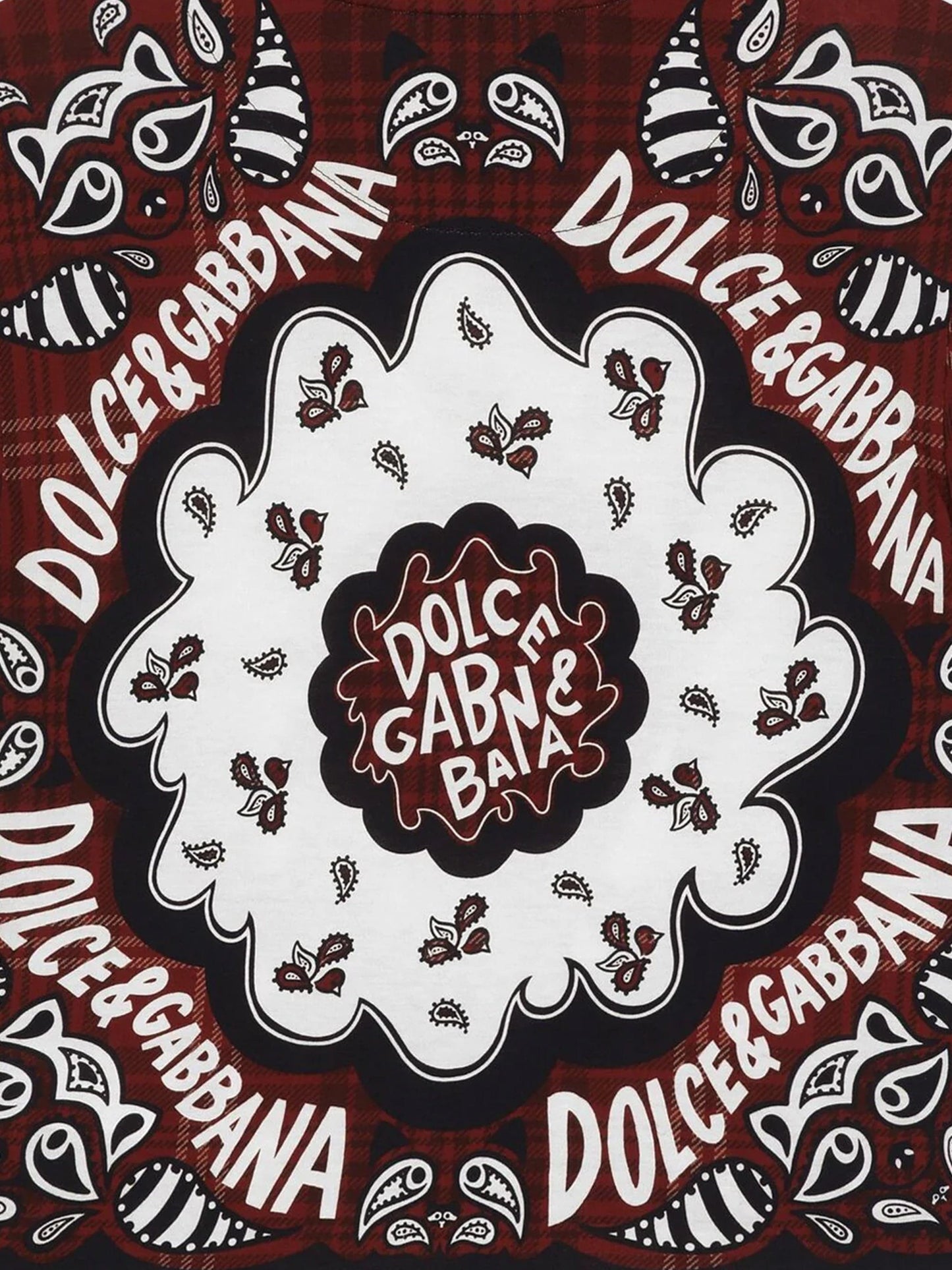 Dolce & Gabbana 男童多色 Bandana 印花 T 恤
