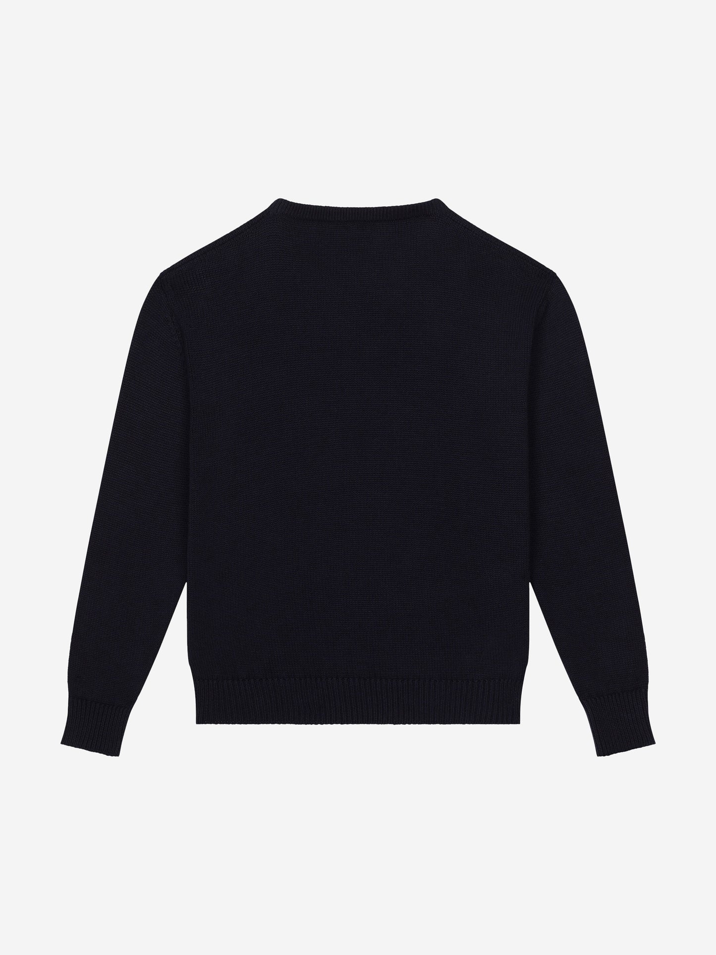 Dolce & Gabbana Boys Milano 海军蓝徽标运动衫