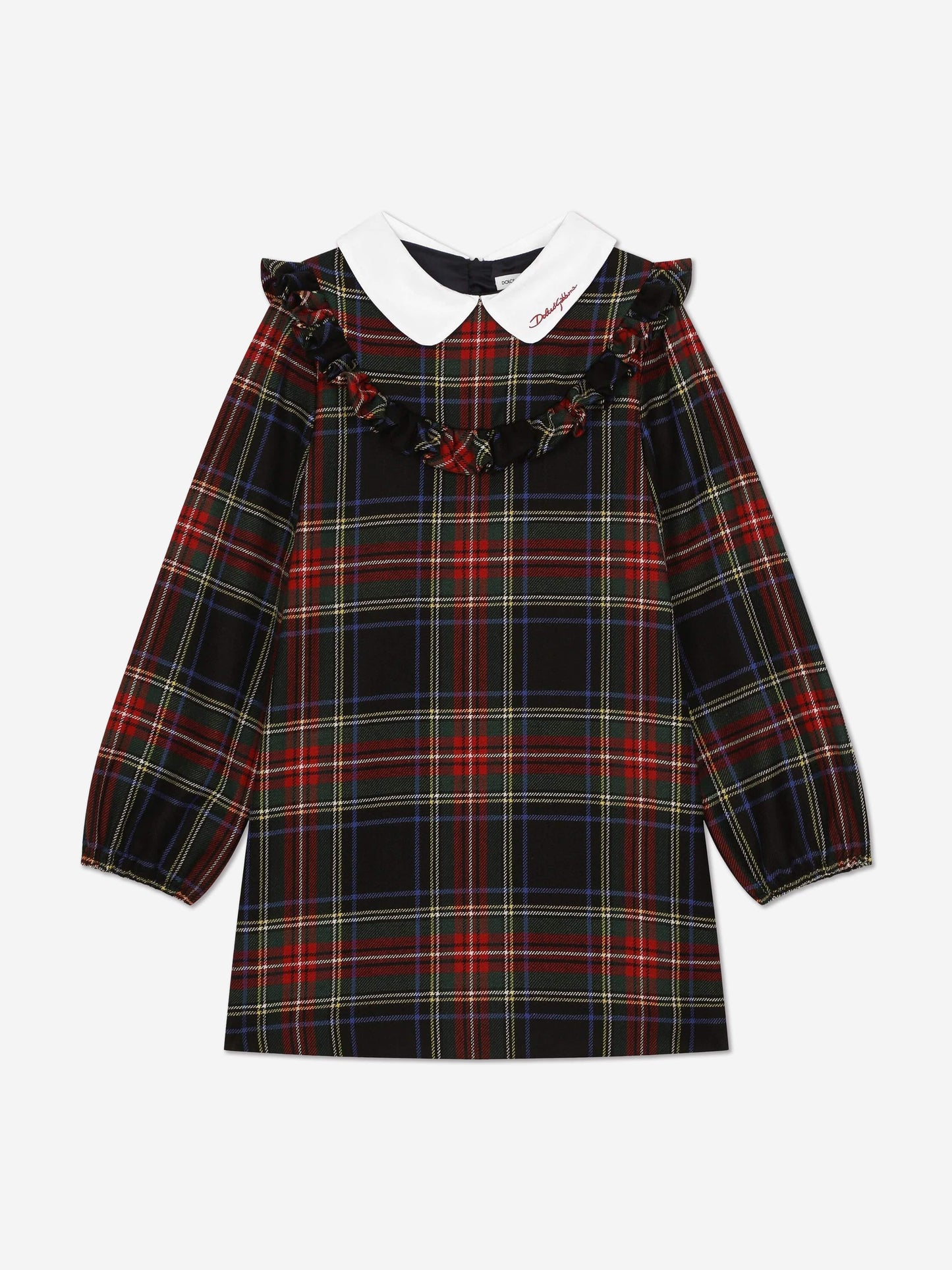 Dolce & Gabbana 女童多色格纹连衣裙