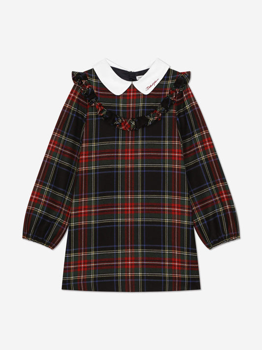 Dolce & Gabbana 女童多色格纹连衣裙