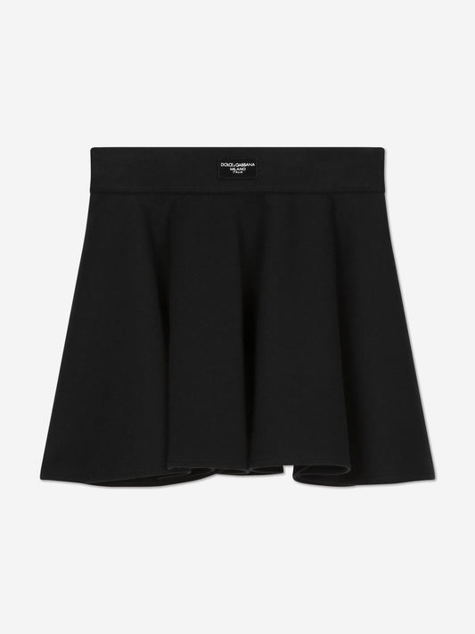 Dolce & Gabbana 女童海军蓝棉质半身裙