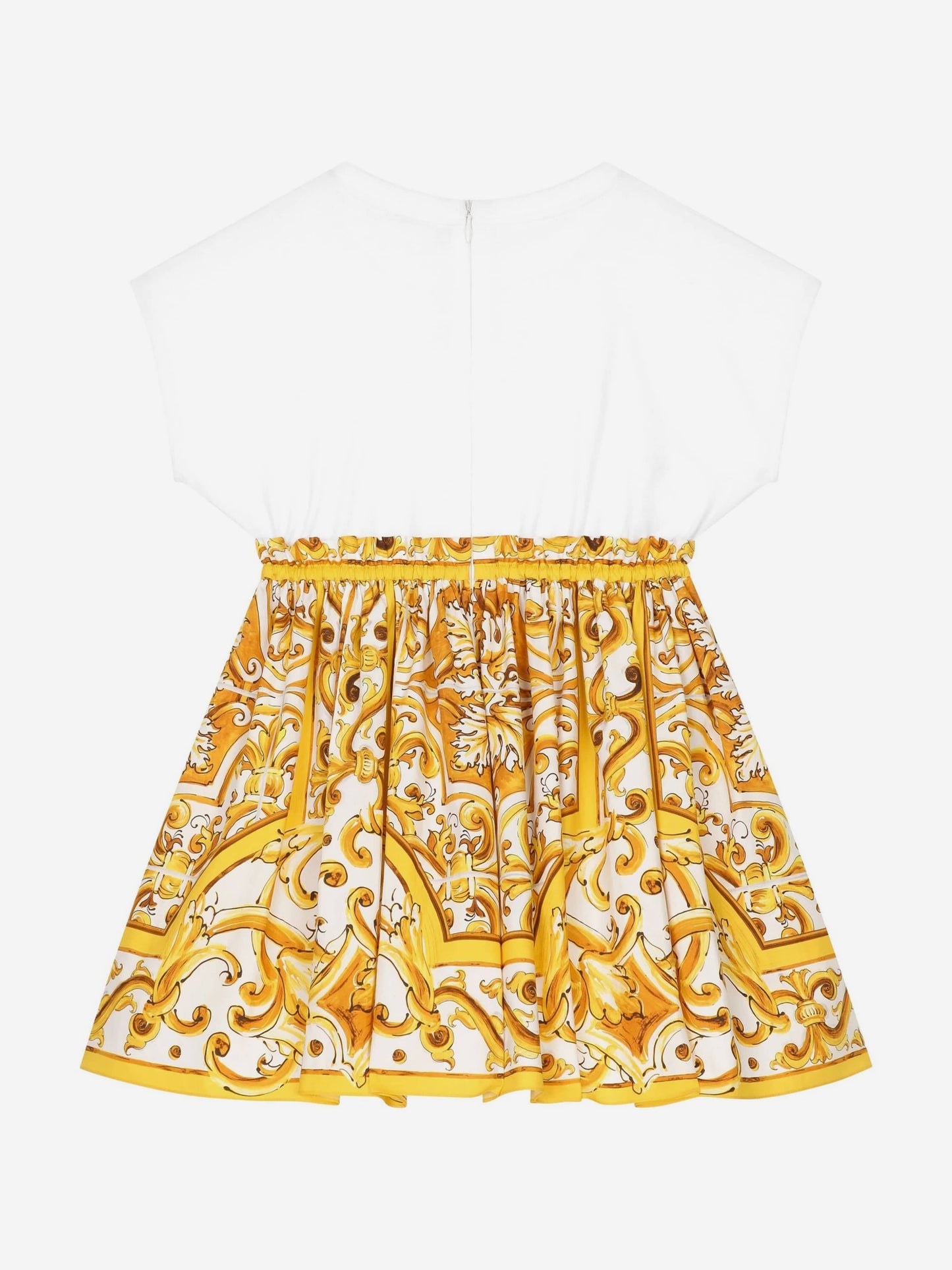 Dolce & Gabbana 女童棉质 Maiolica 连衣裙(多色)