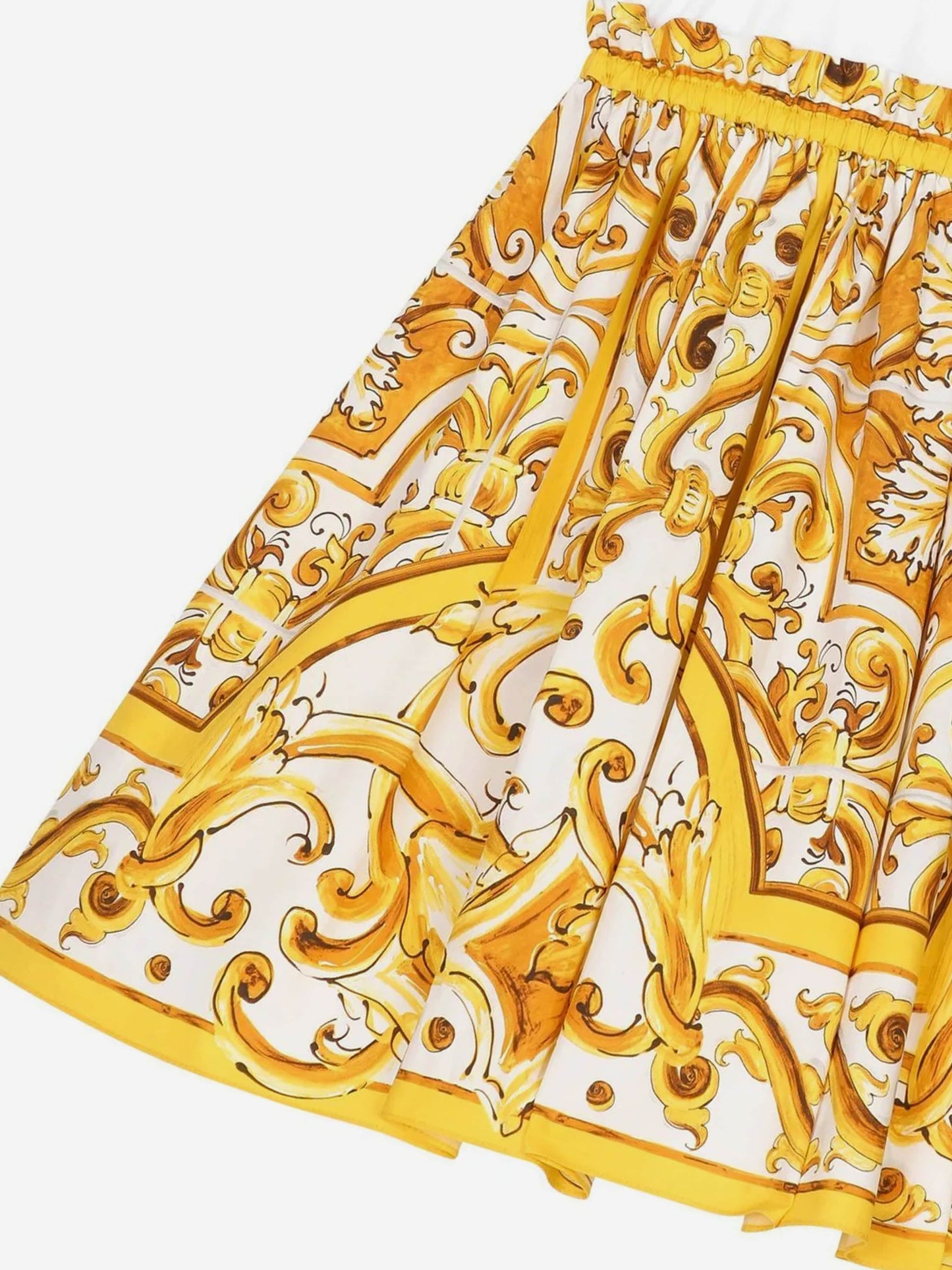 Dolce & Gabbana 女童棉质 Maiolica 连衣裙(多色)