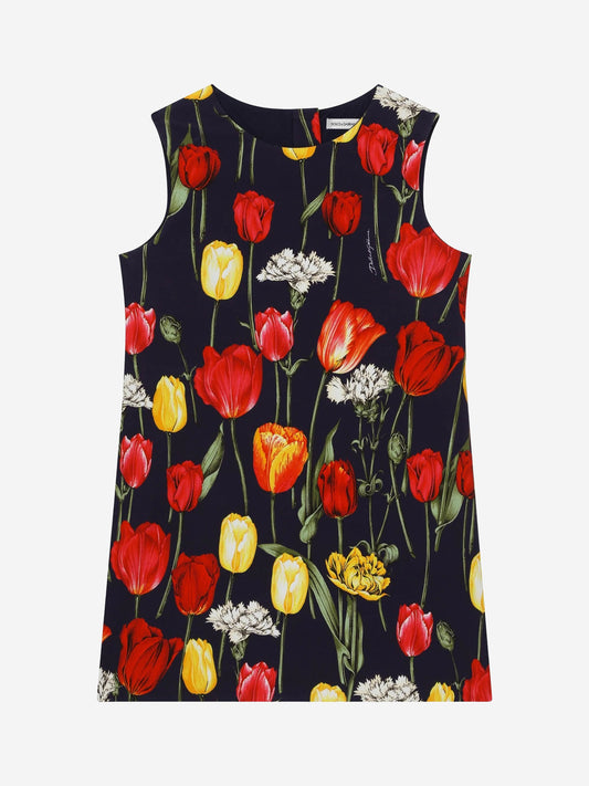 Dolce & Gabbana 女童无袖郁金香连衣裙(多色)
