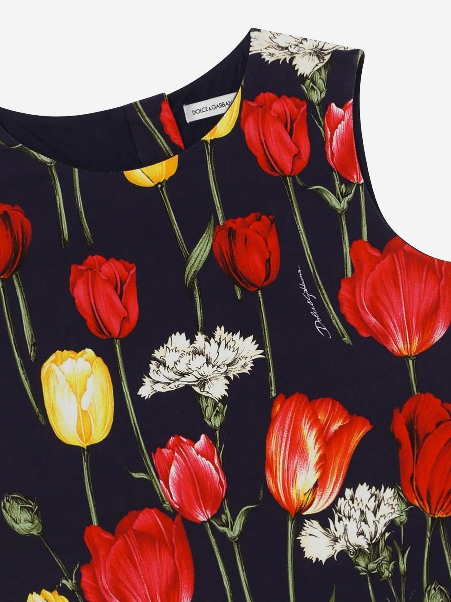 Dolce & Gabbana 女童无袖郁金香连衣裙(多色)