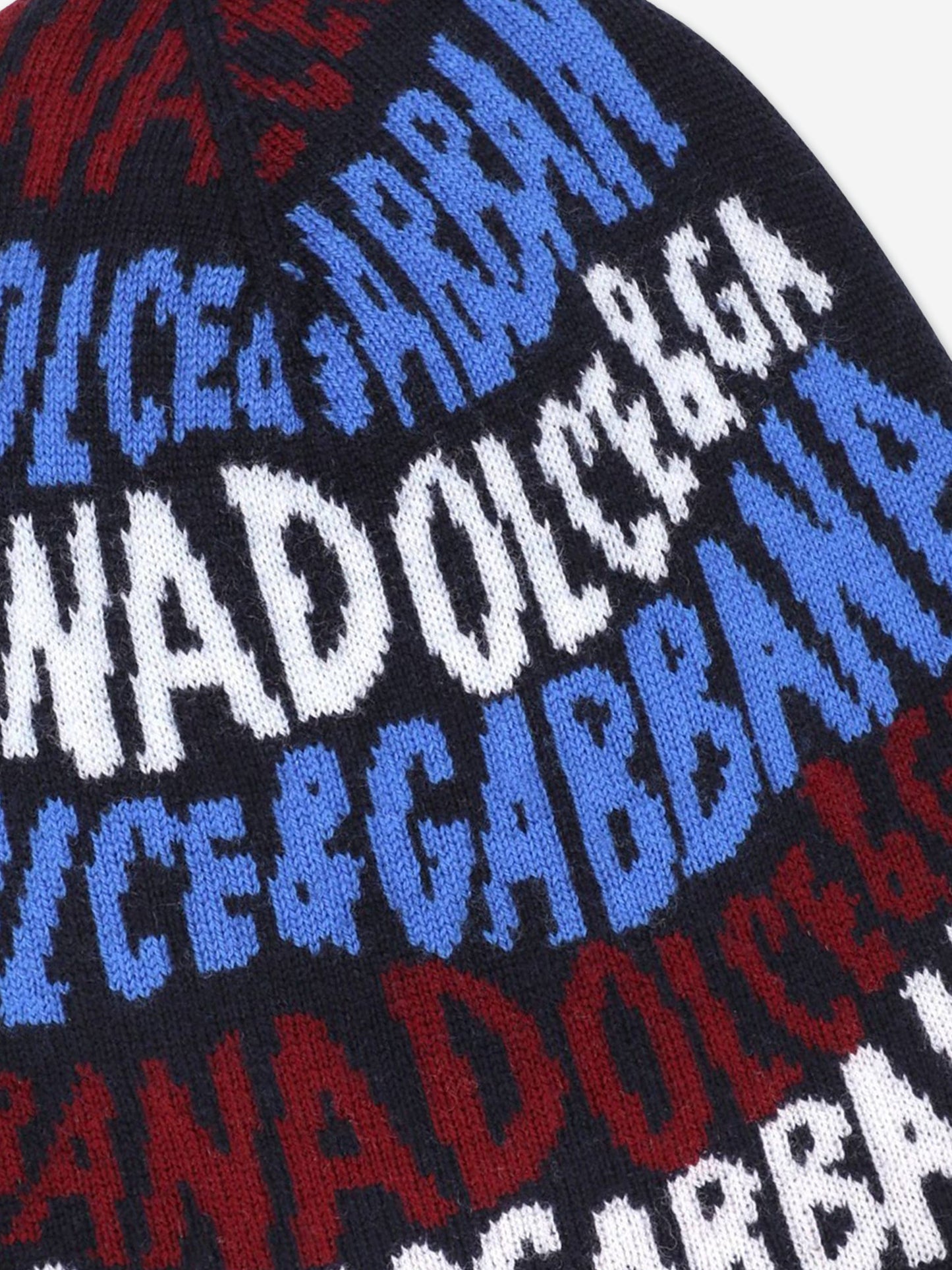 Dolce & Gabbana 男童羊毛针织无檐便帽(多色)