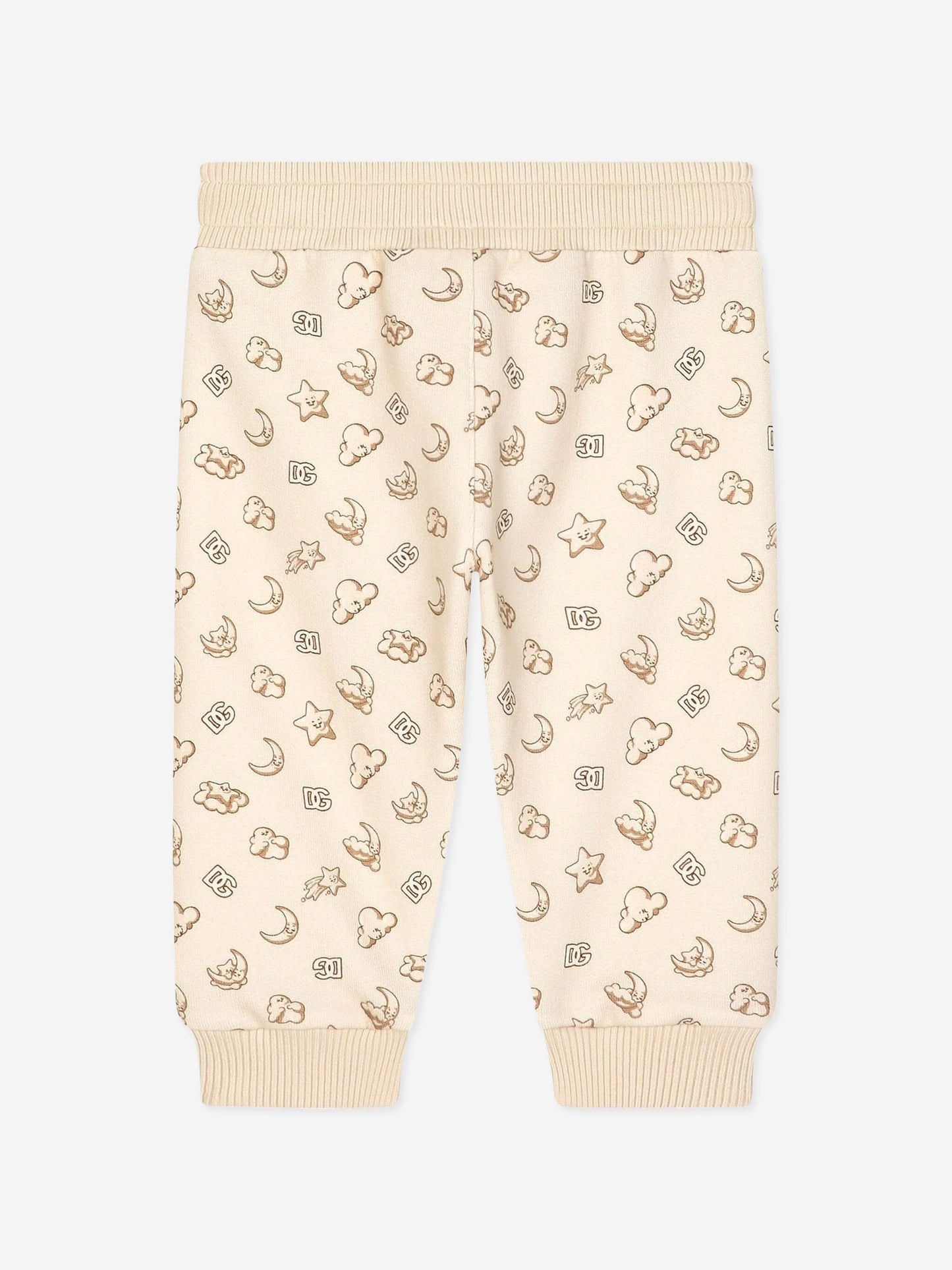 Dolce & Gabbana Baby Moon and Star 慢跑裤(米色)