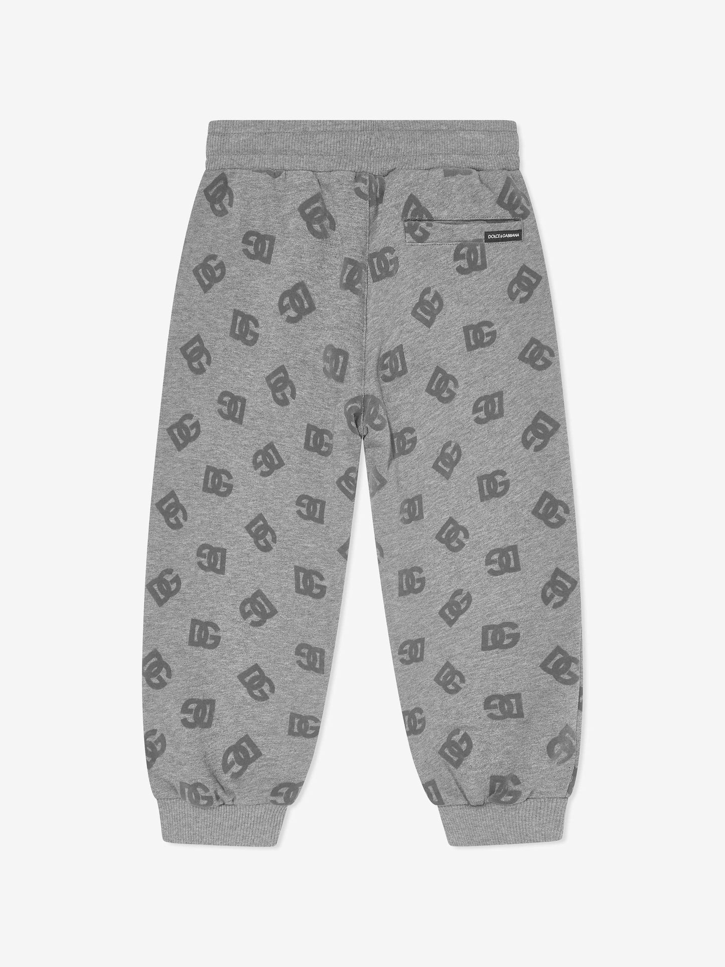 Dolce & Gabbana 男童 DG Logo 慢跑裤(灰色)