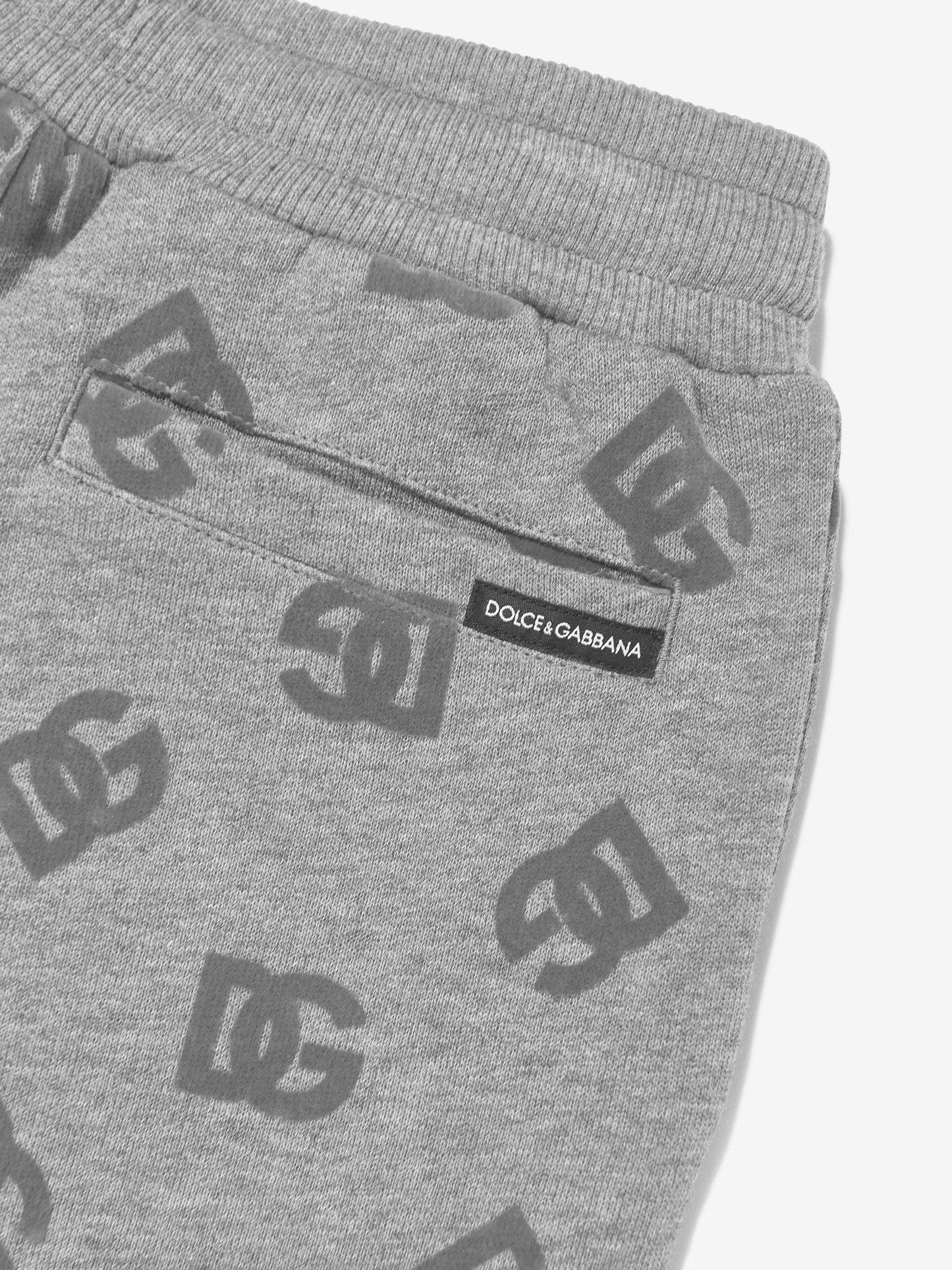 Dolce & Gabbana 男童 DG Logo 慢跑裤(灰色)