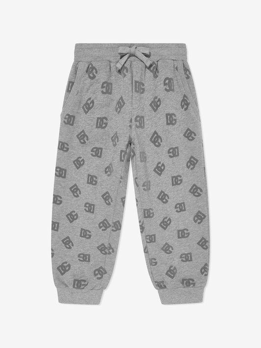 Dolce & Gabbana 男童 DG Logo 慢跑裤(灰色)