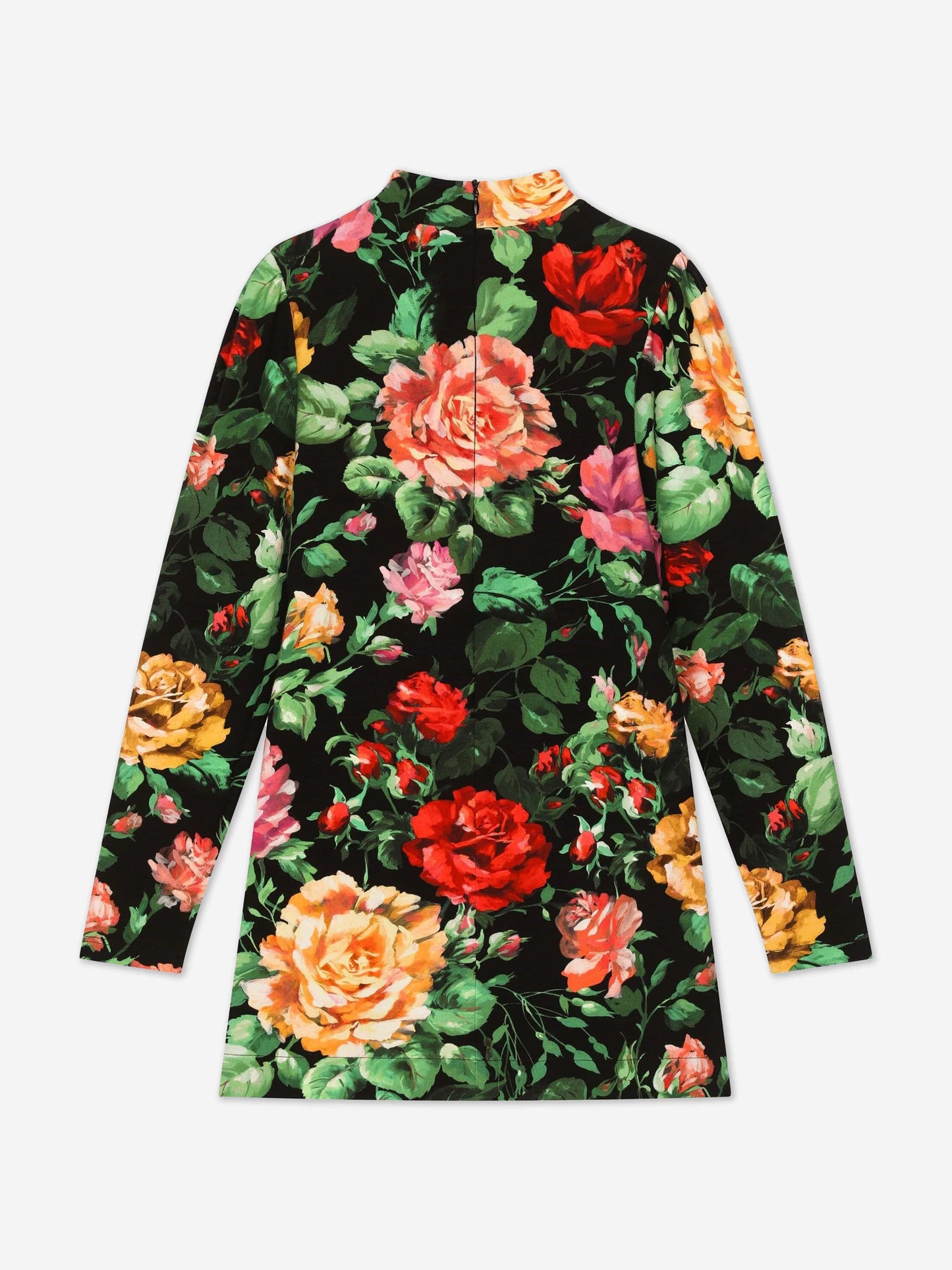 Dolce & Gabbana 女童长袖玫瑰连衣裙(多色)