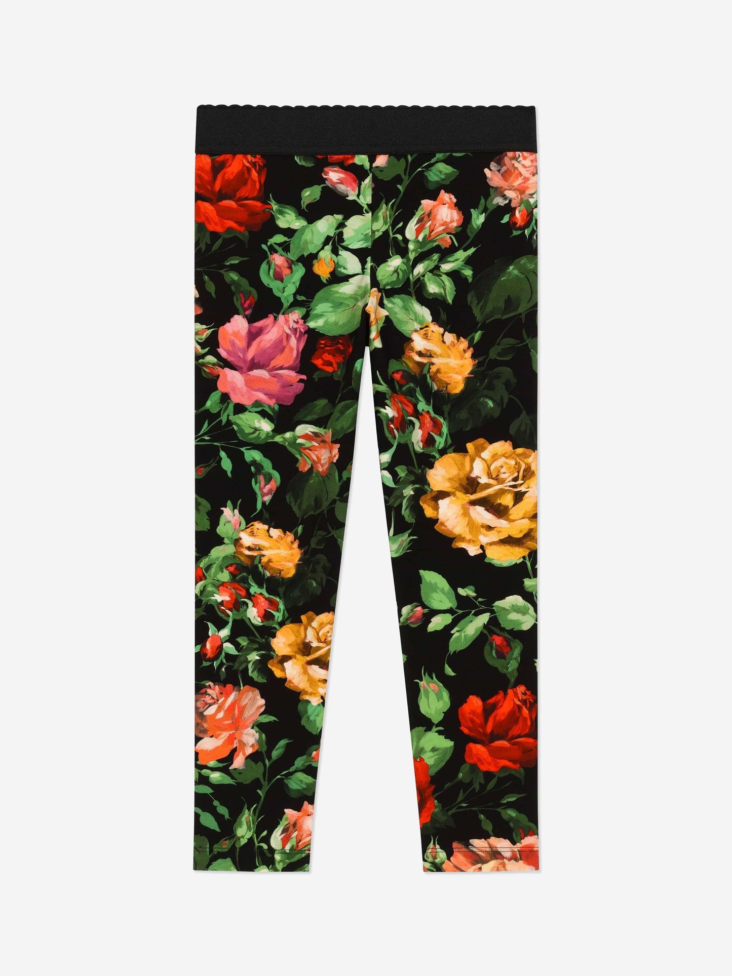 Dolce & Gabbana 女童玫瑰印花紧身裤(多色)