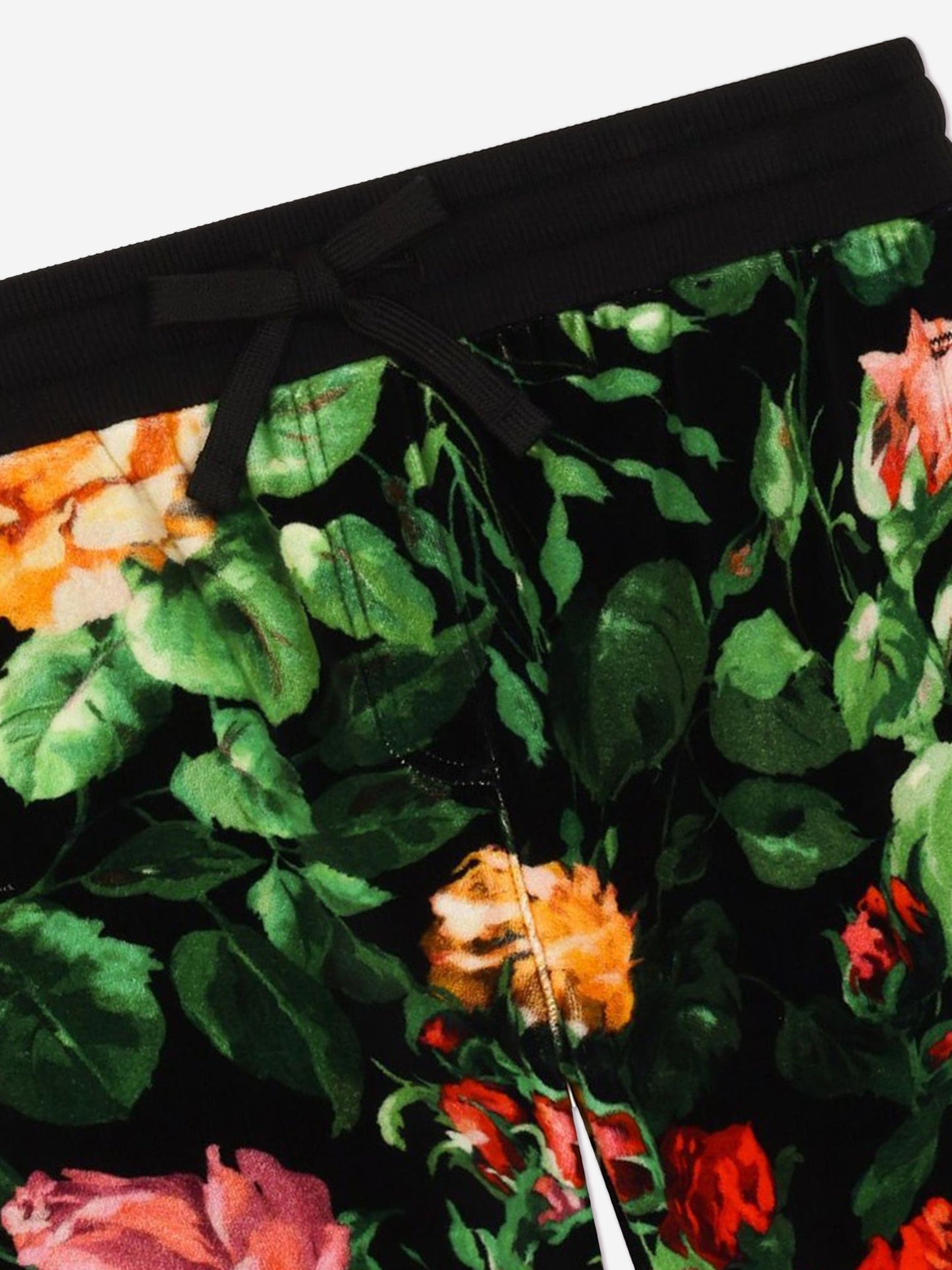 Dolce & Gabbana 女童玫瑰印花慢跑裤(多色)